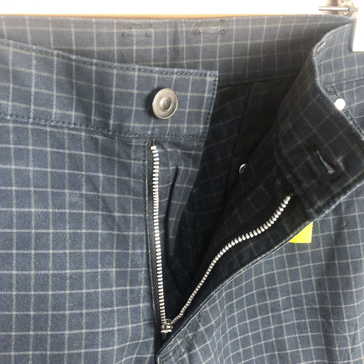 Japanese Brand Ignio Black Checkred Cargo Multipocket Pants #A113 Size US 34 / EU 50 - 11 Thumbnail