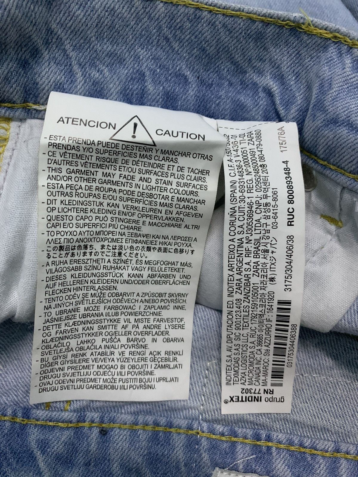 Gallery Dept. Avant Garde Flare Zara Ripped Denim Size US 31 - 9 Thumbnail