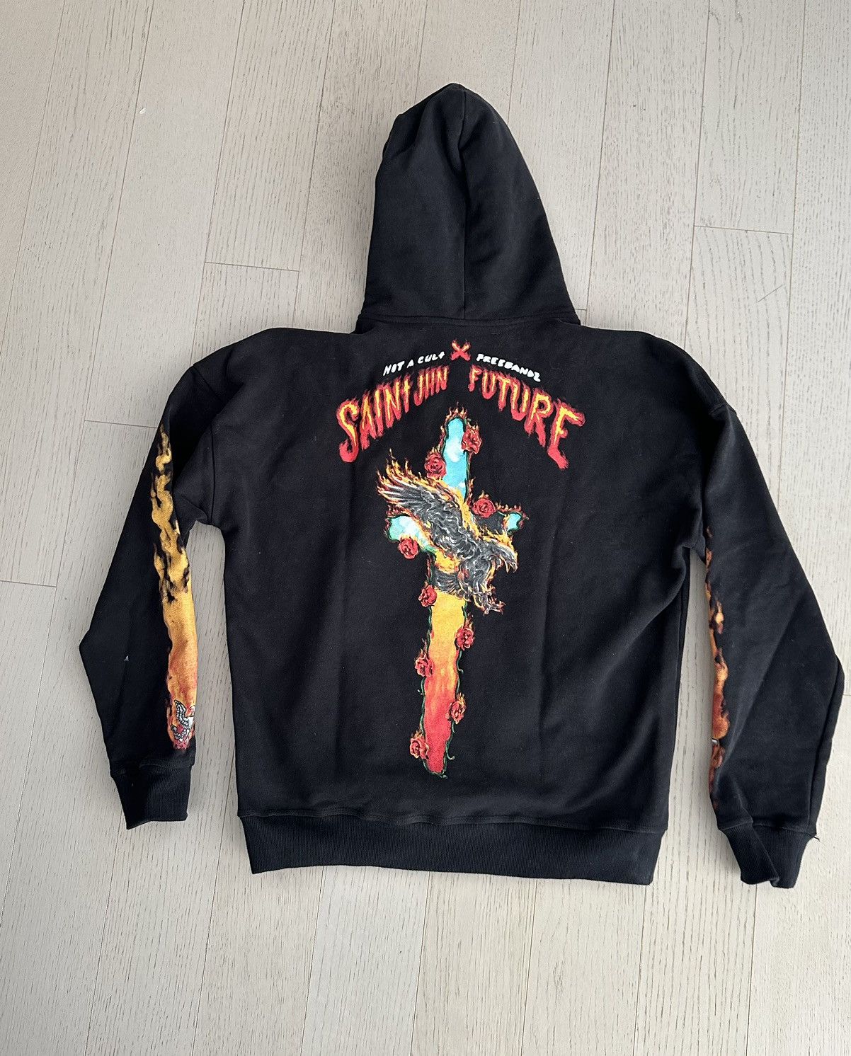 Future × Rap Tees Saint Jhn x Future Roses Collab T Shirt Christian Sex Club Size US M / EU 48-50 / 2 - 4 Thumbnail