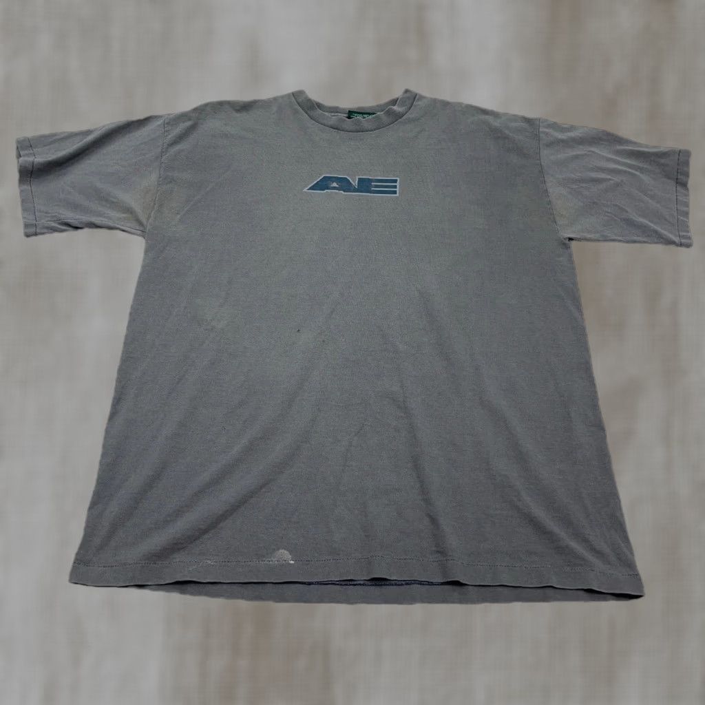 American Eagle Outfitters VINTAGE American Eagle Outfitters Shirt Men XL Gray Tee Single Stitch USA 90s Y2K 2000s Size US XL / EU 56 / 4 - 1 Thumbnail