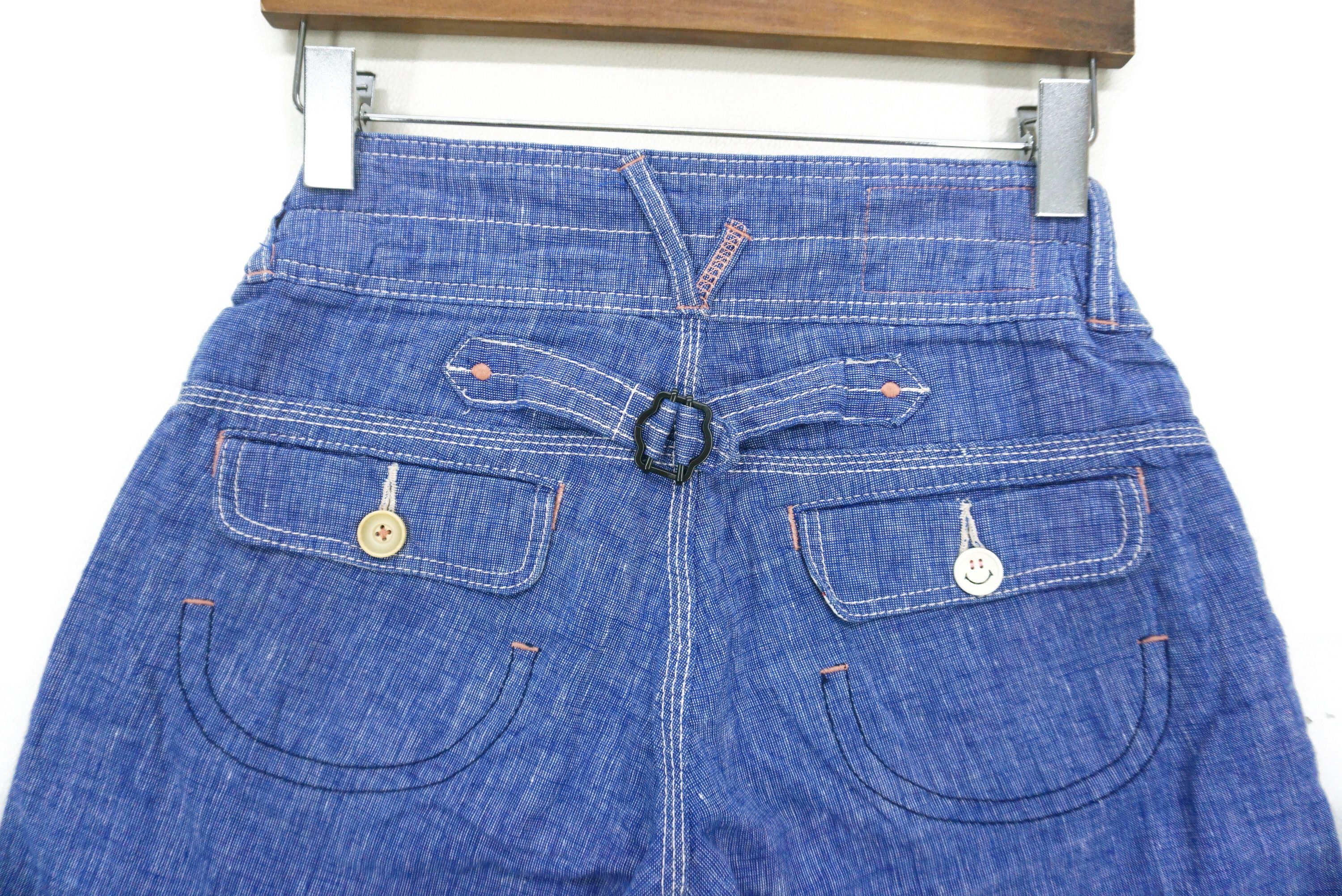 Japanese Brand Betty Smith Pants Size W27xL26.5 Low-Rise Linen Cropped Size 27" / US 4 / IT 40 - 6 Thumbnail