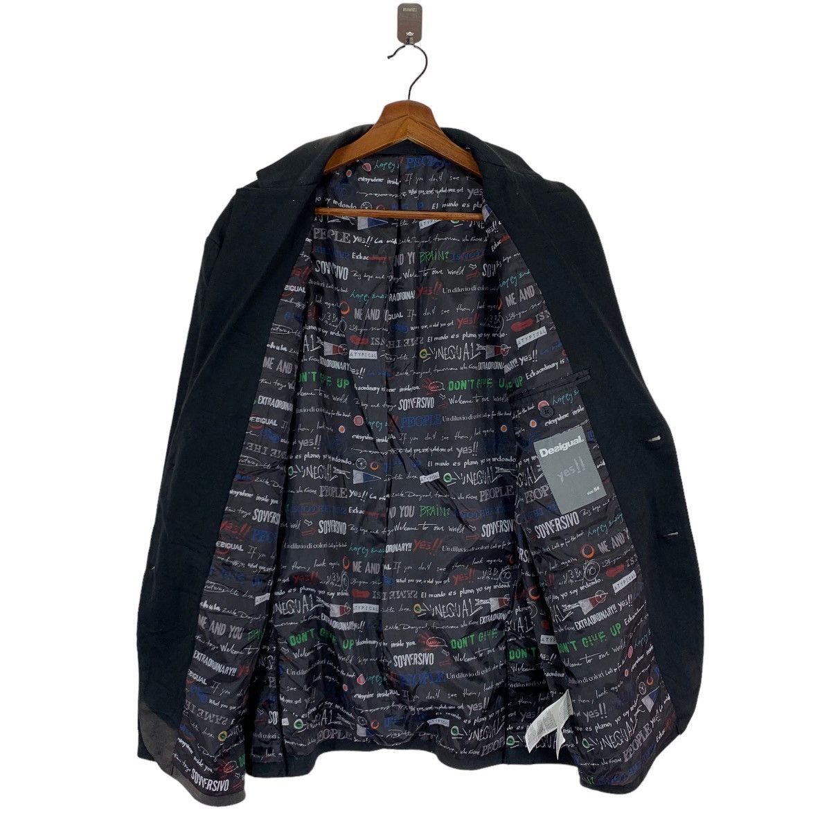 Designer × Desigual VINTAGE DESIGNER DESIGUAL PUNK GOTHIC COAT Size US L / EU 52-54 / 3 - 11 Thumbnail