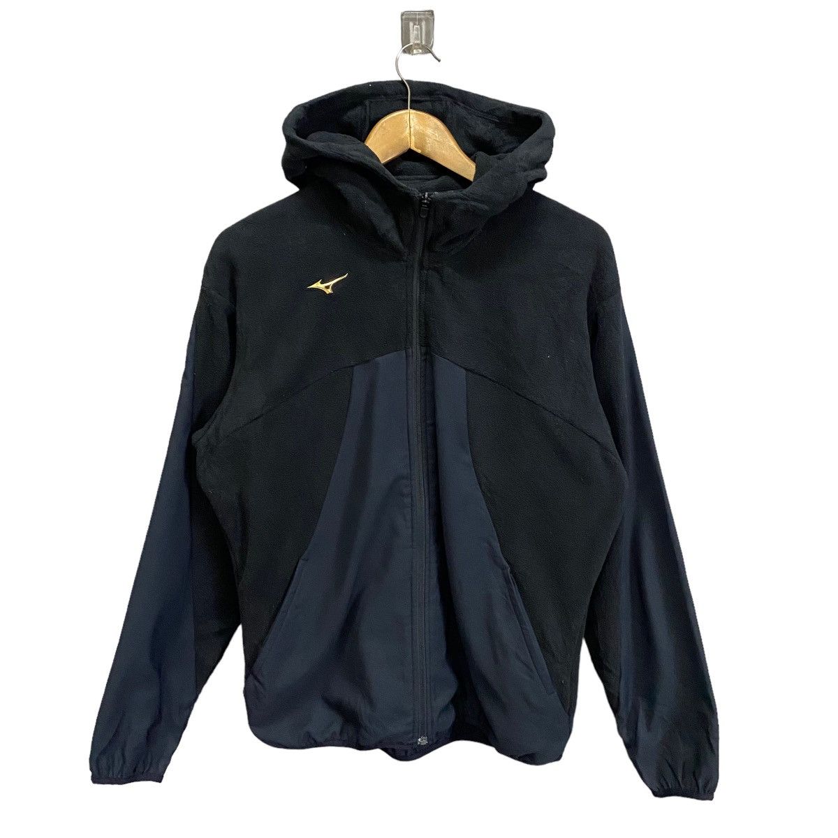 Japanese Brand × Mizuno × Vintage Mizuno pro major quality half fleece zipper hoodie Size US M / EU 48-50 / 2 - 1 Thumbnail