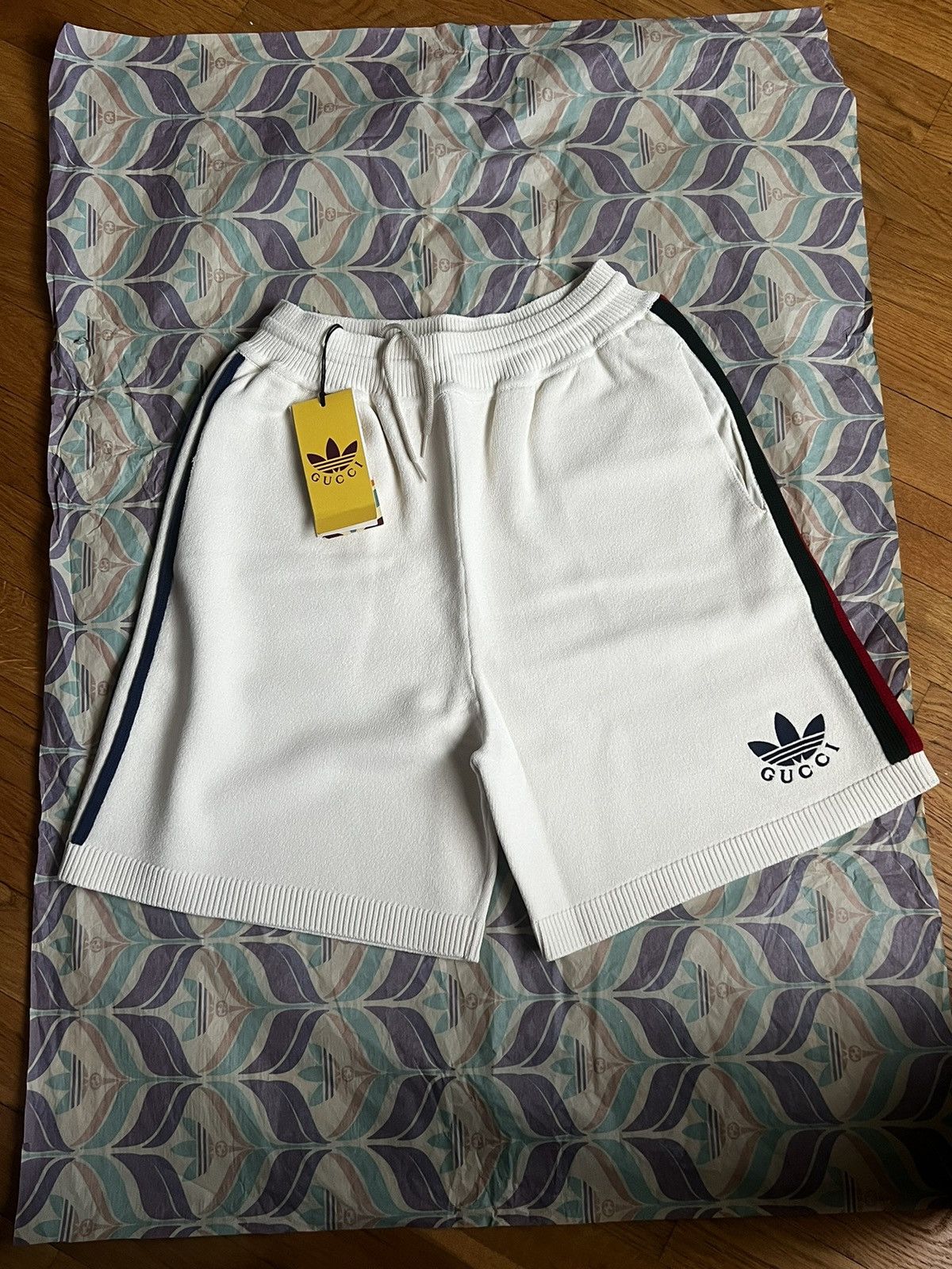 Adidas × Gucci Knitted shorts Size US 34 / EU 50 - 1 Thumbnail