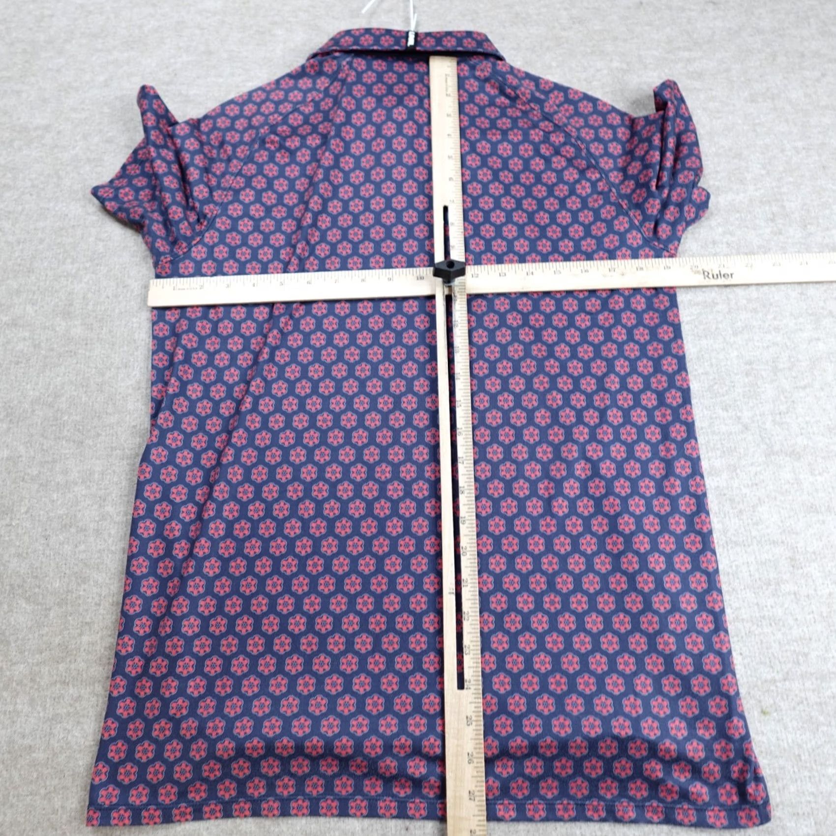 Vintage UNRL x Barstool Polo Shirt Small Blue Red Floral All Over Print Performance Shirt Men S Blue Floral Polo Sports Golf Nike Size US S / EU 44-46 / 1 - 3 Thumbnail