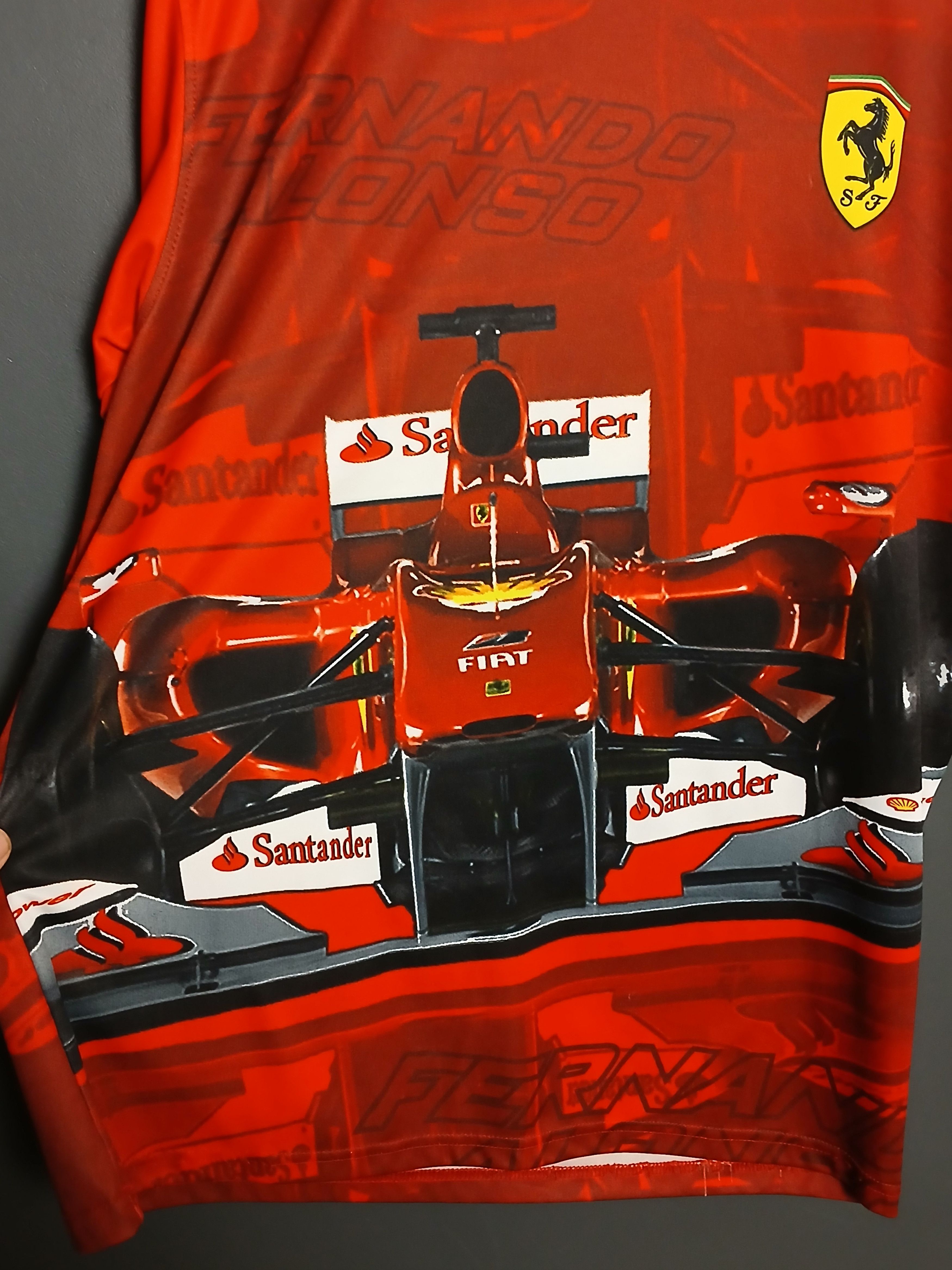 Ferrari × Formula 1 Ferrari Fernando Alonso F1 Racing T-Shirt Size US S / EU 44-46 / 1 - 3 Thumbnail