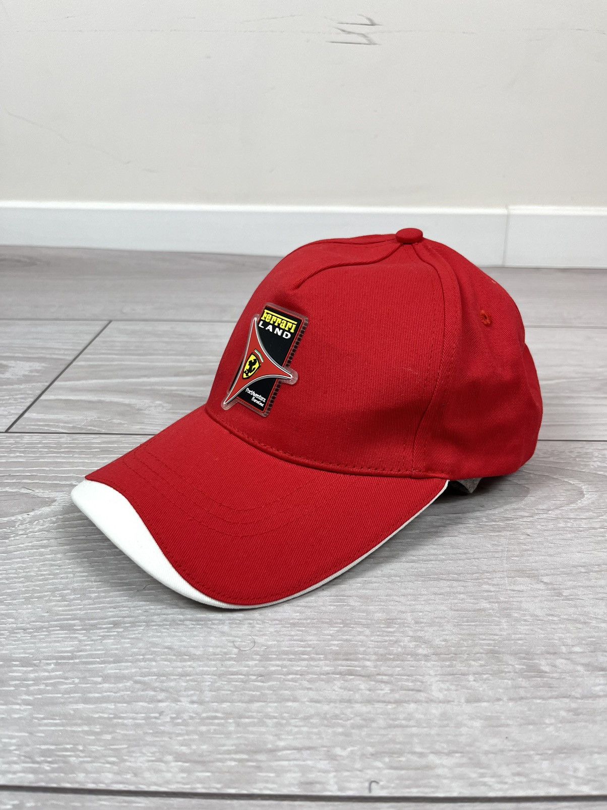 Ferrari Ferrari Land Formula One Racing Team Official Red Cap Hat Size ONE SIZE - 2 Thumbnail