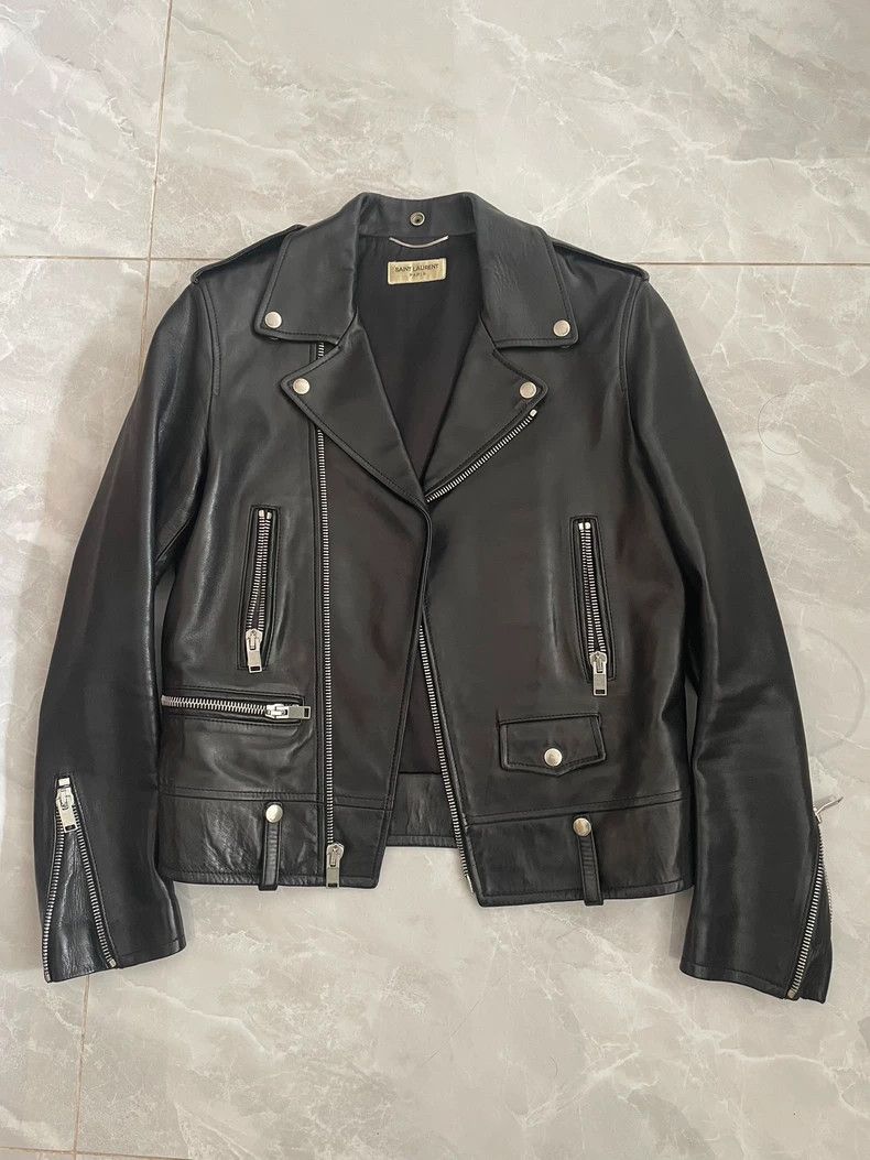 Yves Saint Laurent Saint Laurent Leather Jacket 2502-Nextarrow Size US S / EU 44-46 / 1 - 1 Thumbnail