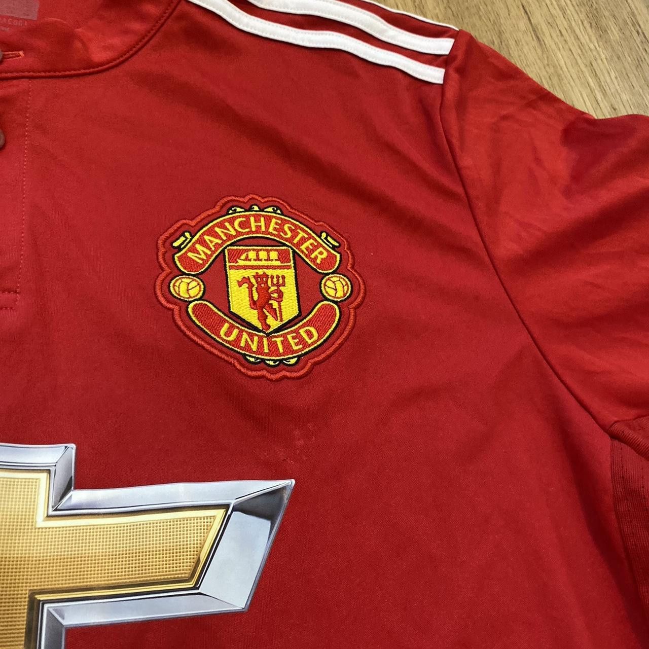 Adidas 2017-18 Manchester United Adidas Chevrolet Football Shirt Size US L / EU 52-54 / 3 - 5 Thumbnail