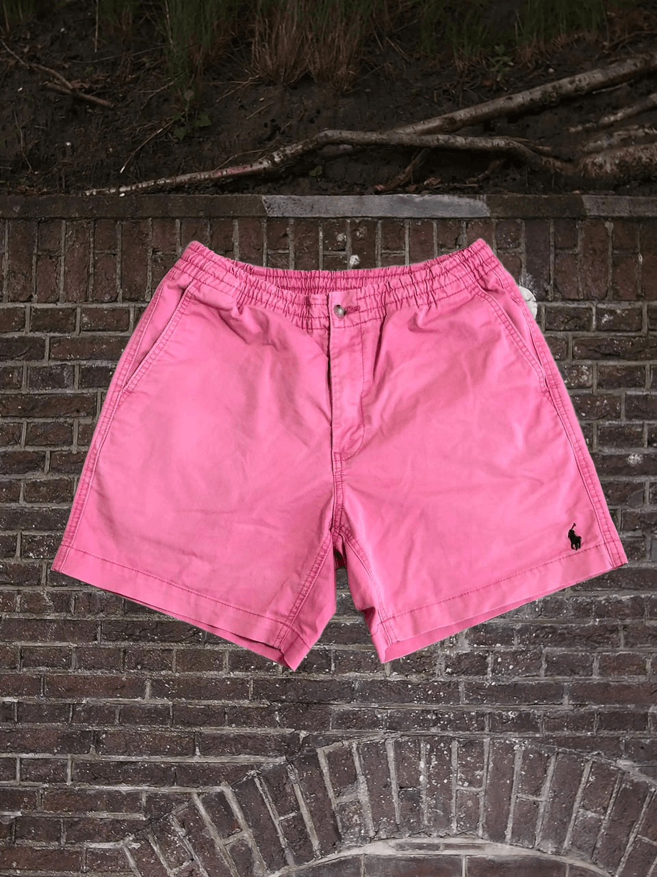 Polo Ralph Lauren Polo Ralph Lauren Mid-Rise Stretch Cotton Chino Shorts Pink Size US 30 / EU 46 - 1 Thumbnail