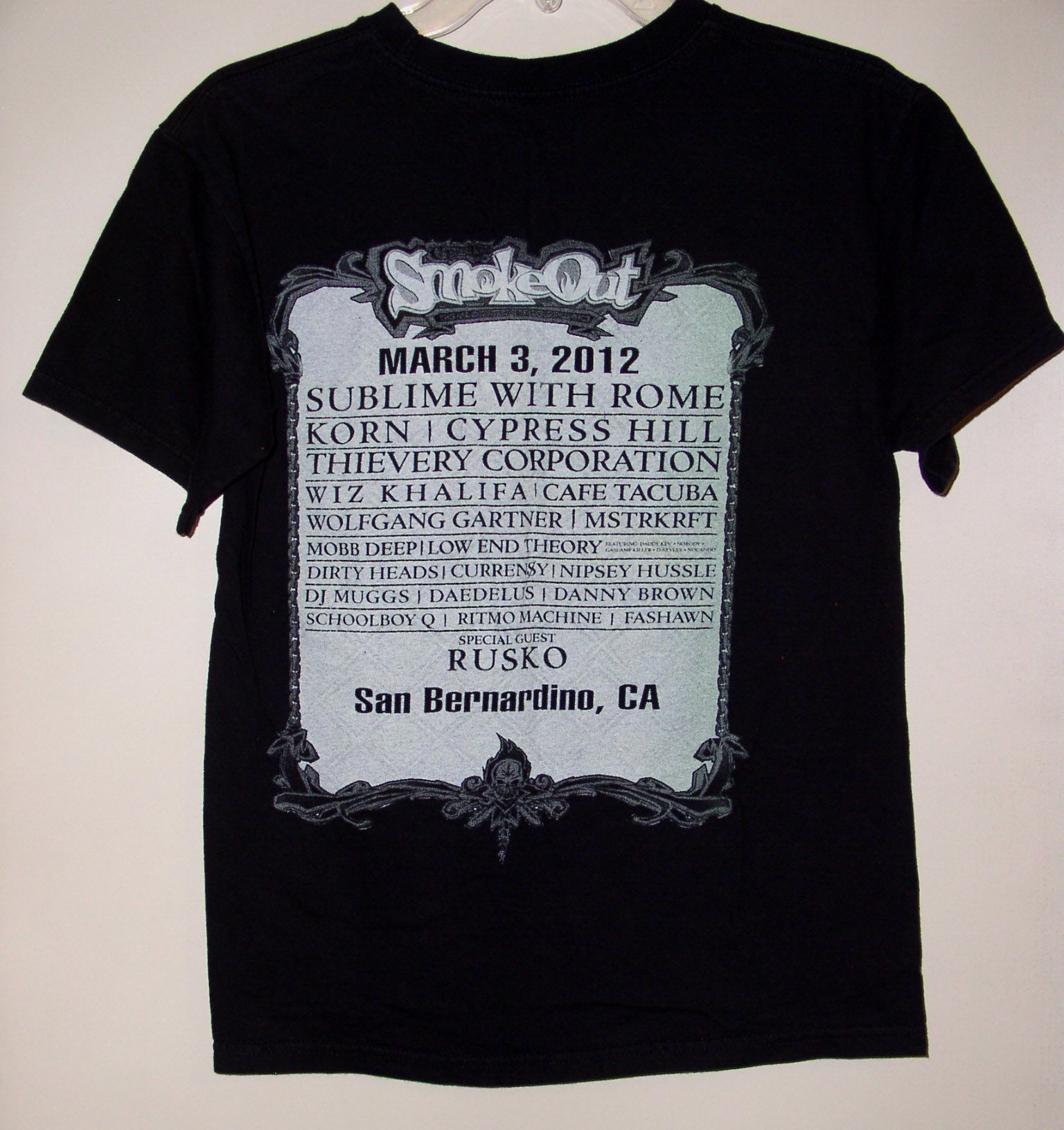 Rap Tees Cafe Tacuba Smoke Out Concert Shirt 2012 Sublime CypressHill Size US S / EU 44-46 / 1 - 2 Thumbnail