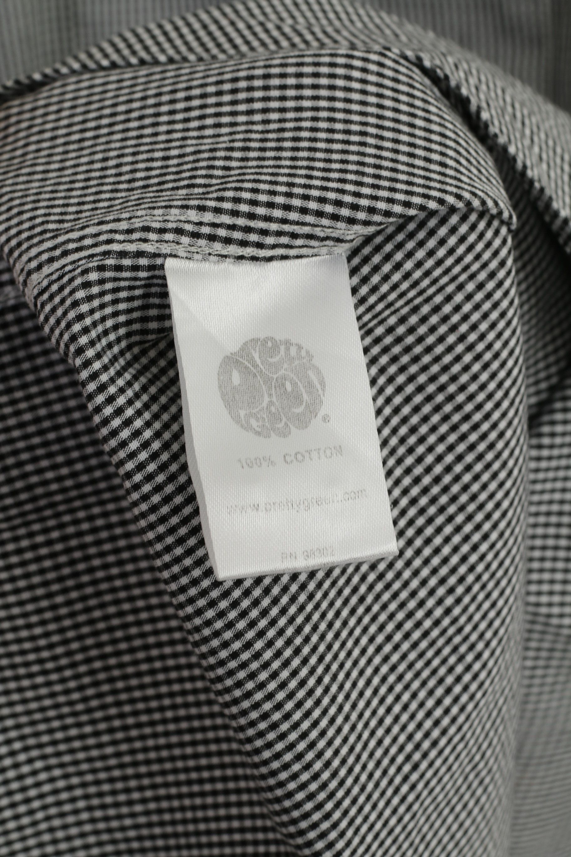 Pretty Green Pretty Green Men L Casual Shirt Black White Check 8813 Size US L / EU 52-54 / 3 - 6 Thumbnail