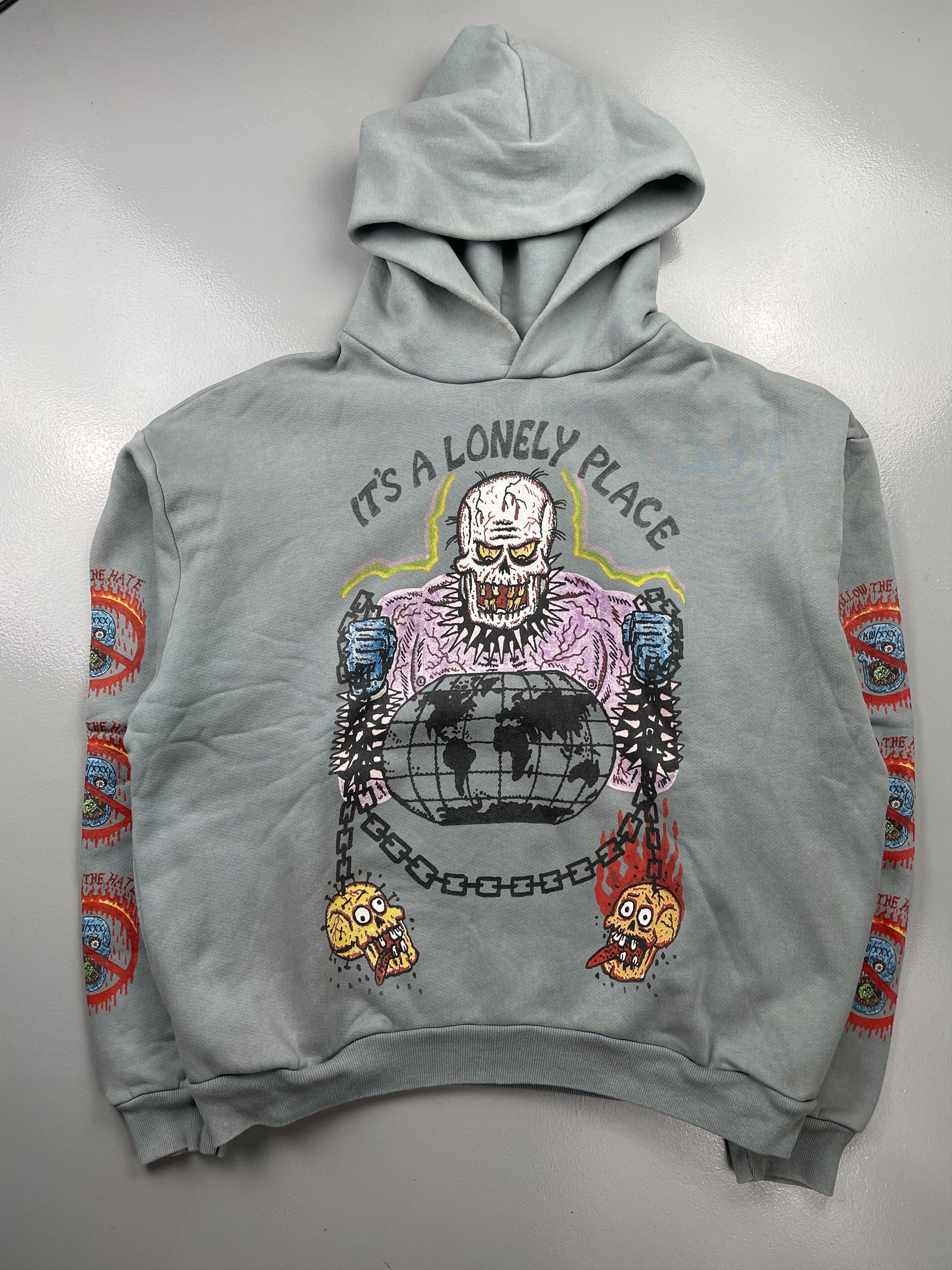 トップス YEEZY SEASON6 SAMPLE HOODIE GLACIER Yeezy Season 6 Classic Glacier Hoodie, $697 | farfetch.com