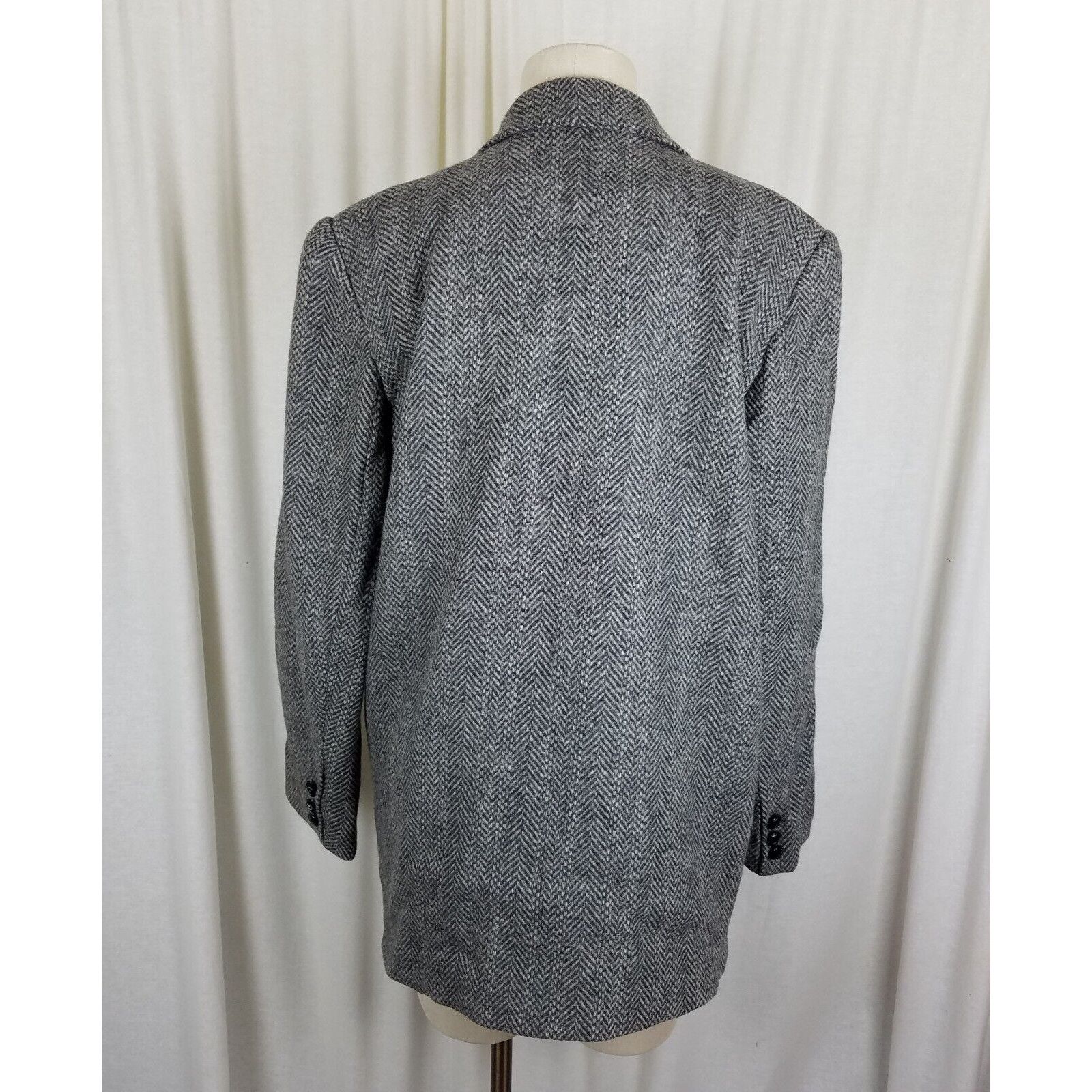 Vintage VTG Giorgio Sant Angelo Double Breasted Wool Blazer Jacket Size XL / US 12-14 / IT 48-50 - 4 Thumbnail