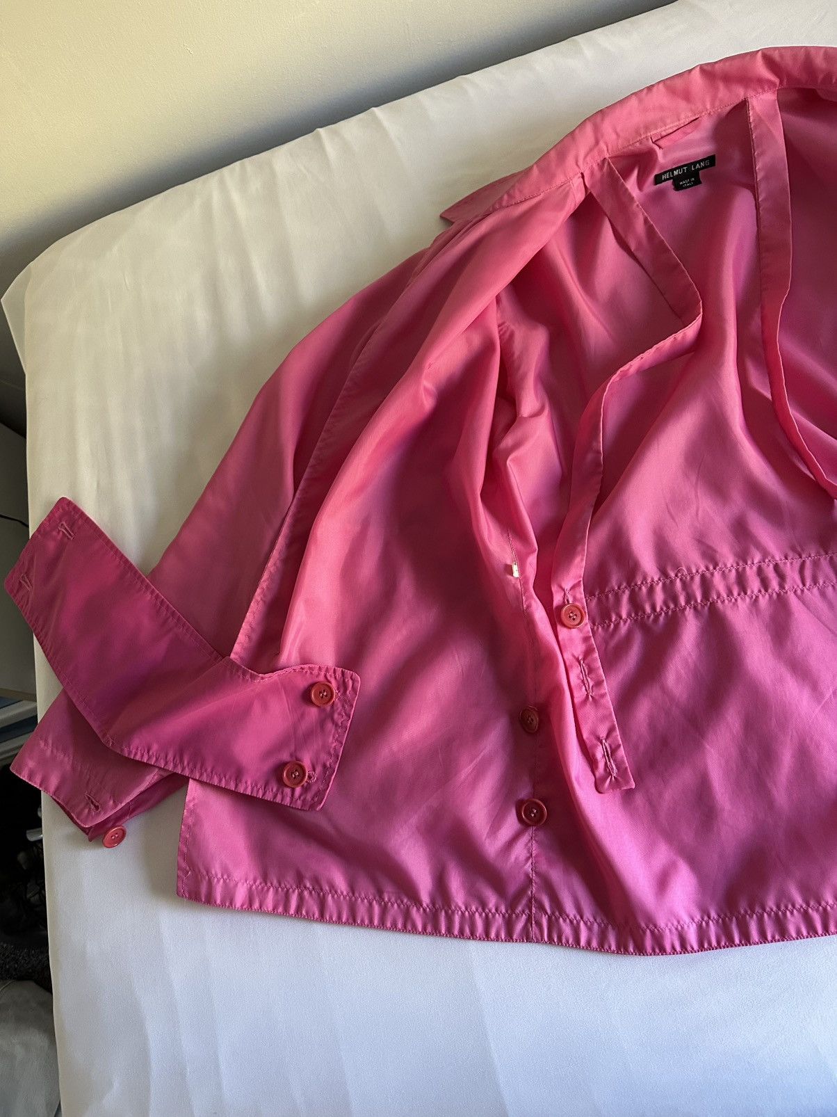 Helmut Lang SS 2000 Hot Pink Nylon Bondage Jacket Size US M / EU 48-50 / 2 - 10 Thumbnail