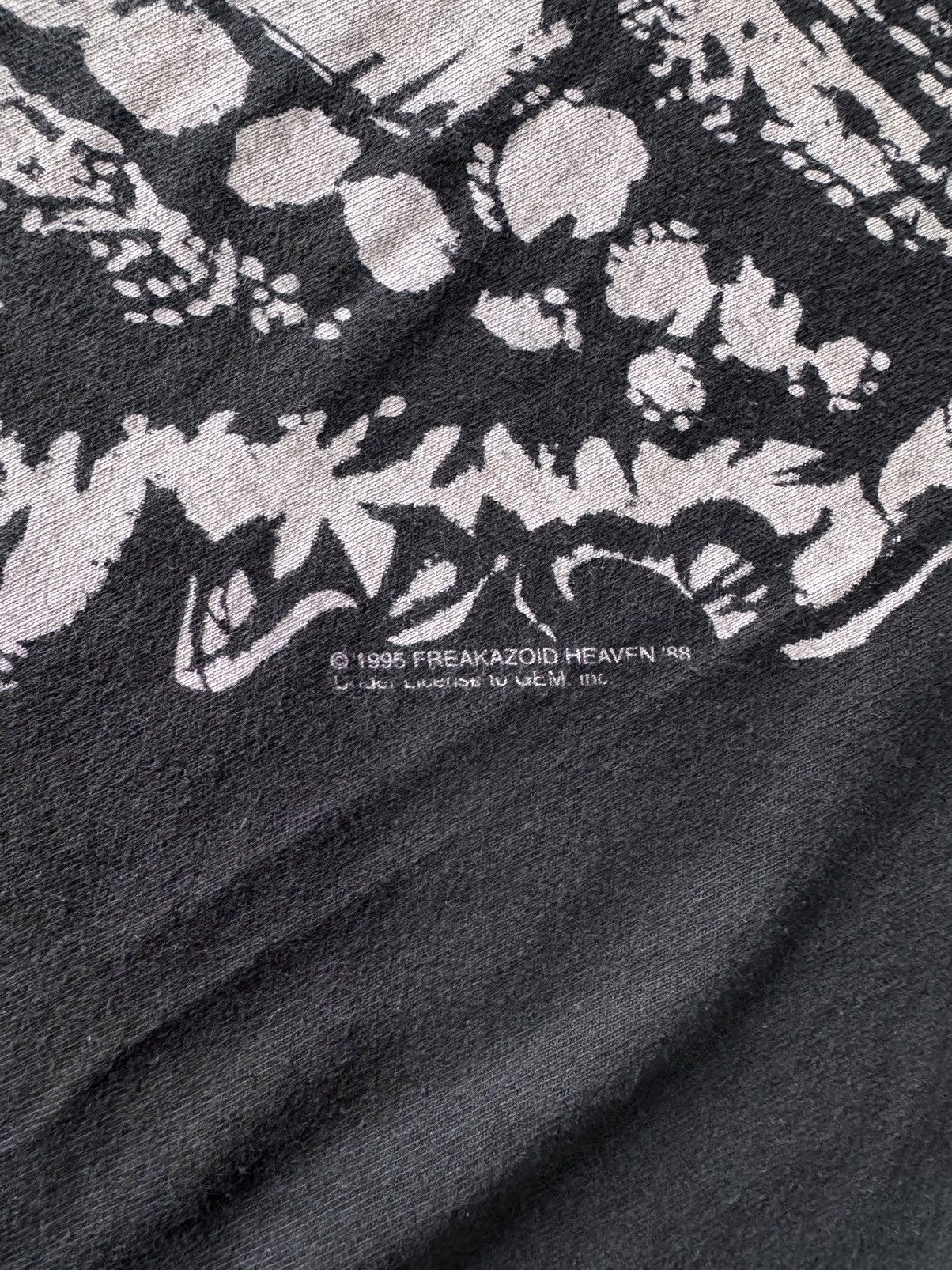 Band Tees × Vintage 1995 White Zombie Freakazoid 90s Fruit of The Loom Shirt Size US XL / EU 56 / 4 - 6 Thumbnail