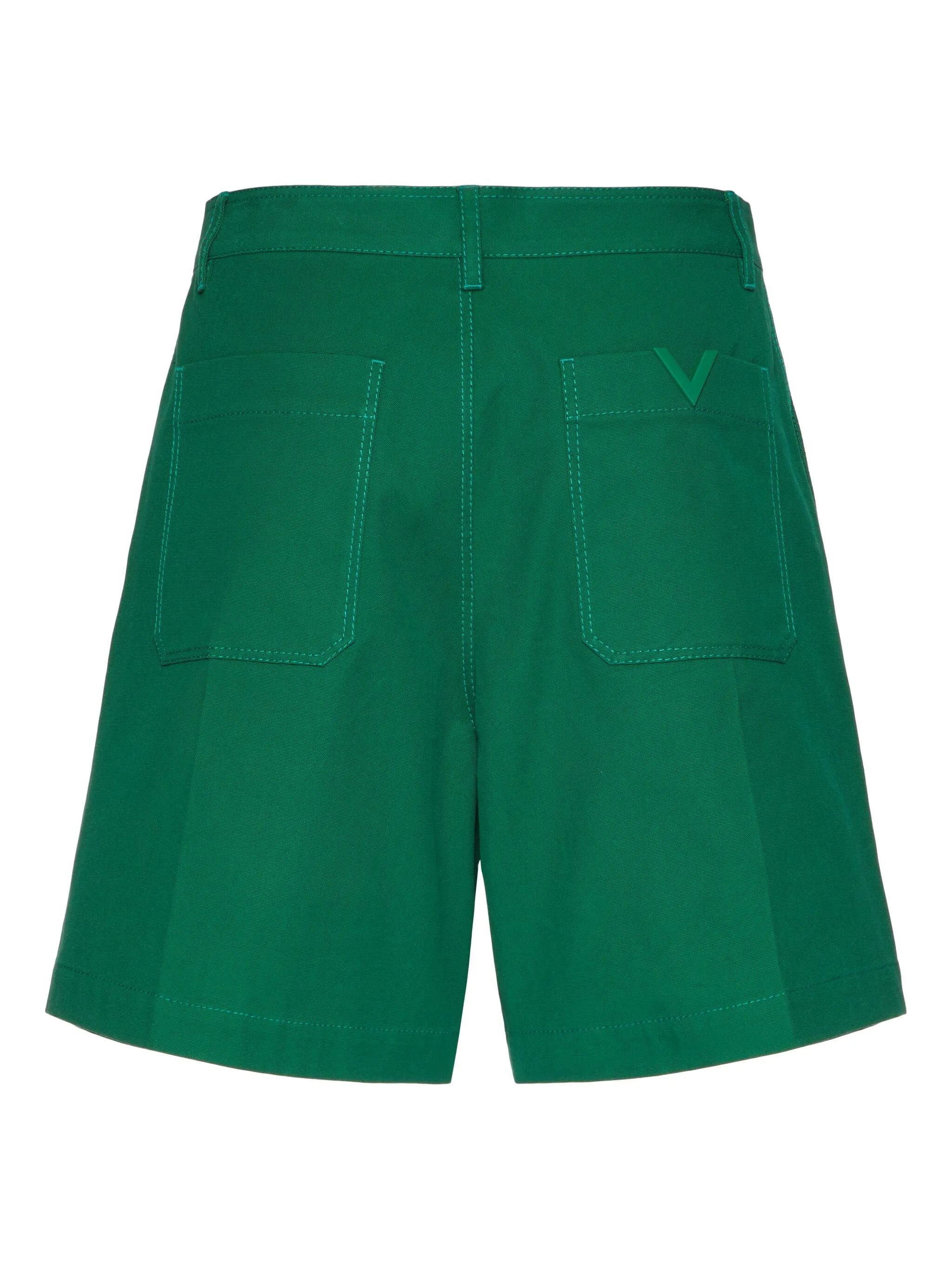 Valentino o1y0525 Short in Emerald Green Size US 38 / EU 54 - 2 Thumbnail