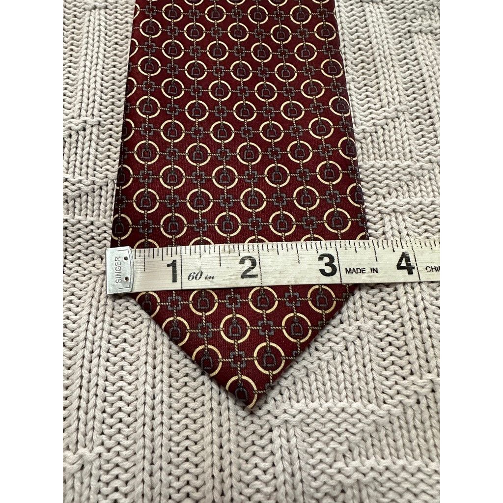 Other Vintage Rene Chagal maroon handmade tie Size ONE SIZE - 5 Thumbnail