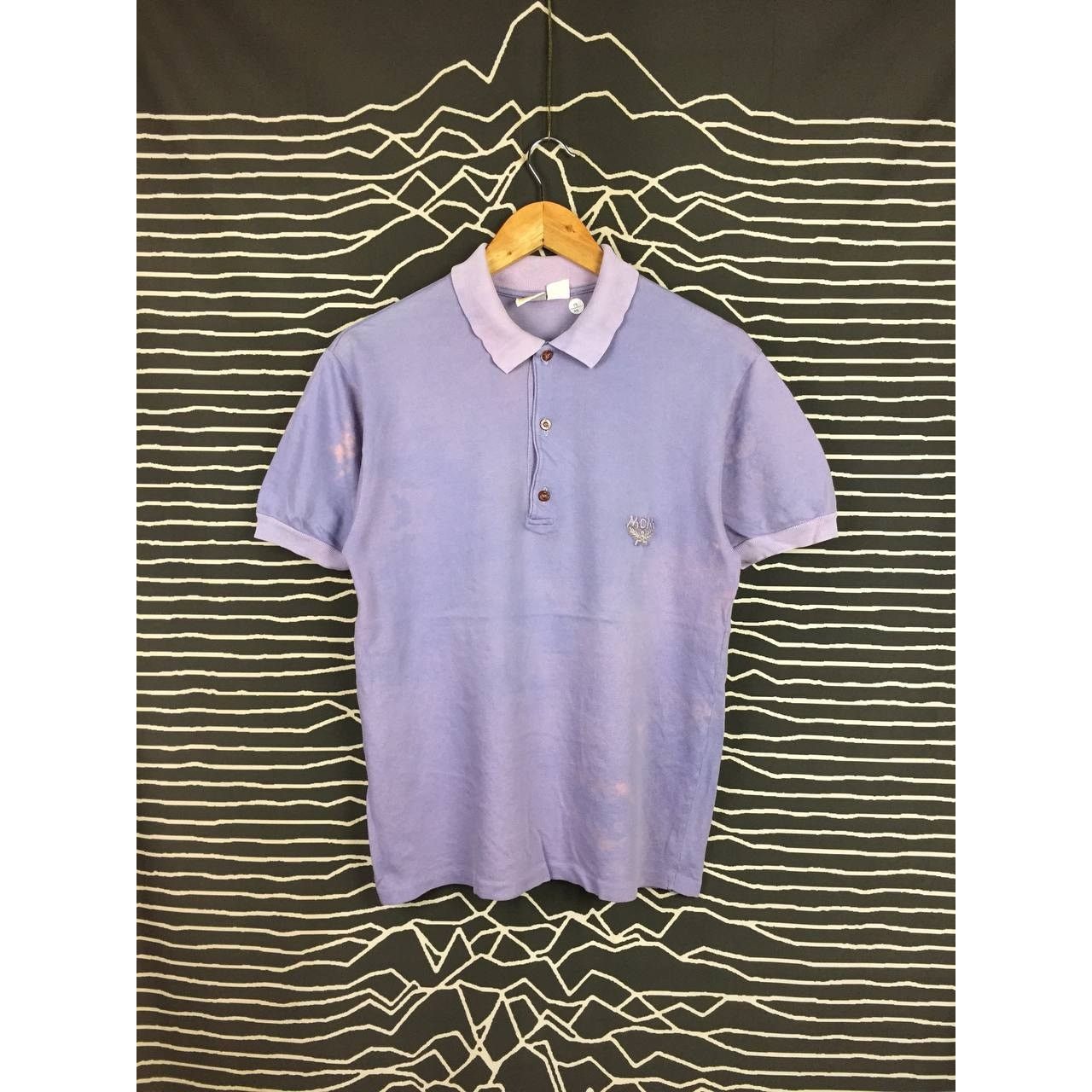 MCM × Vintage Vtg MCM Modern Creation Munchen Made In Italy Polo Tee Size US M / EU 48-50 / 2 - 2 Thumbnail
