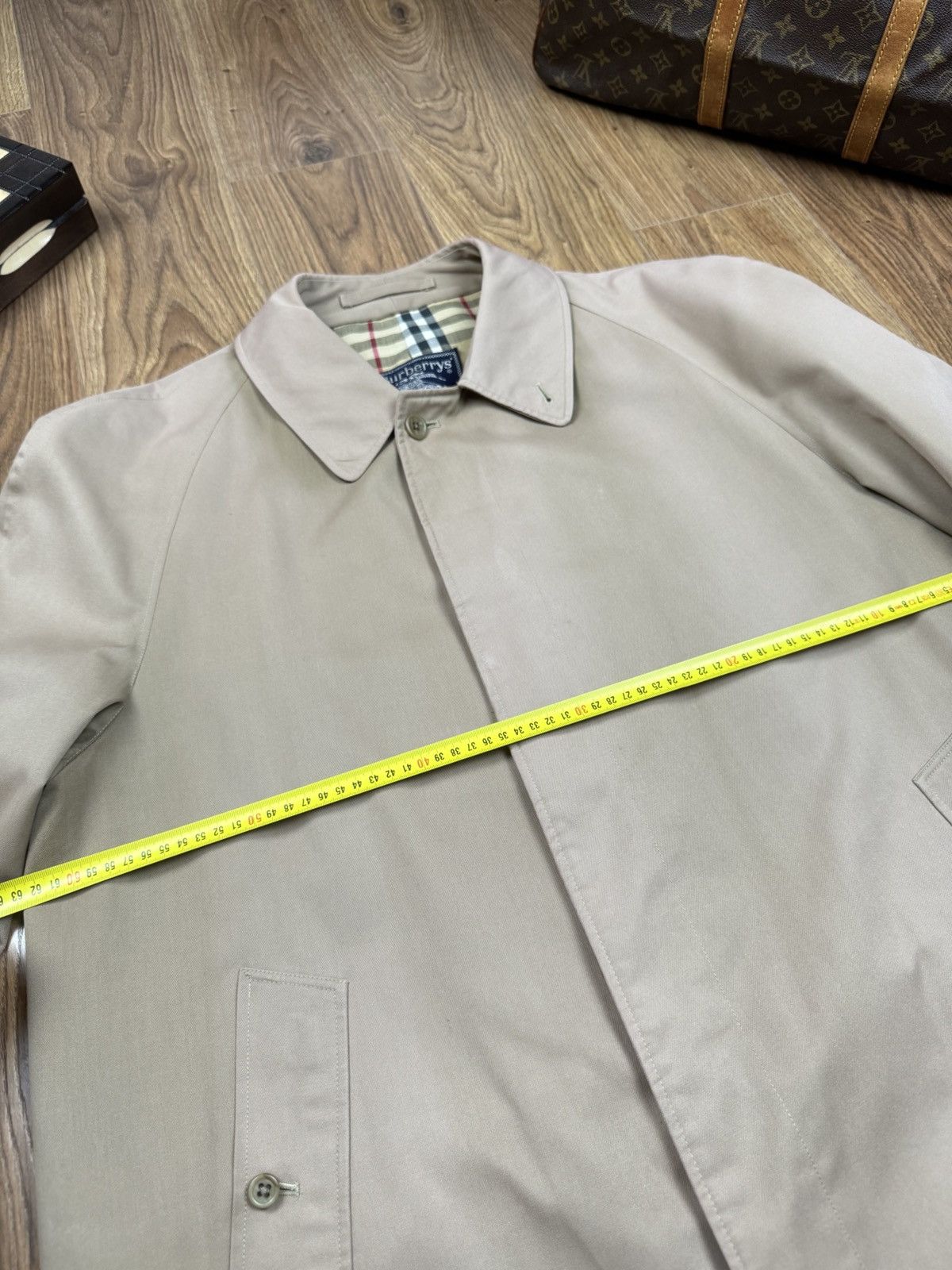Burberry Wool trench coat Burberry Nova Check original luxury item Size US L / EU 52-54 / 3 - 5 Thumbnail