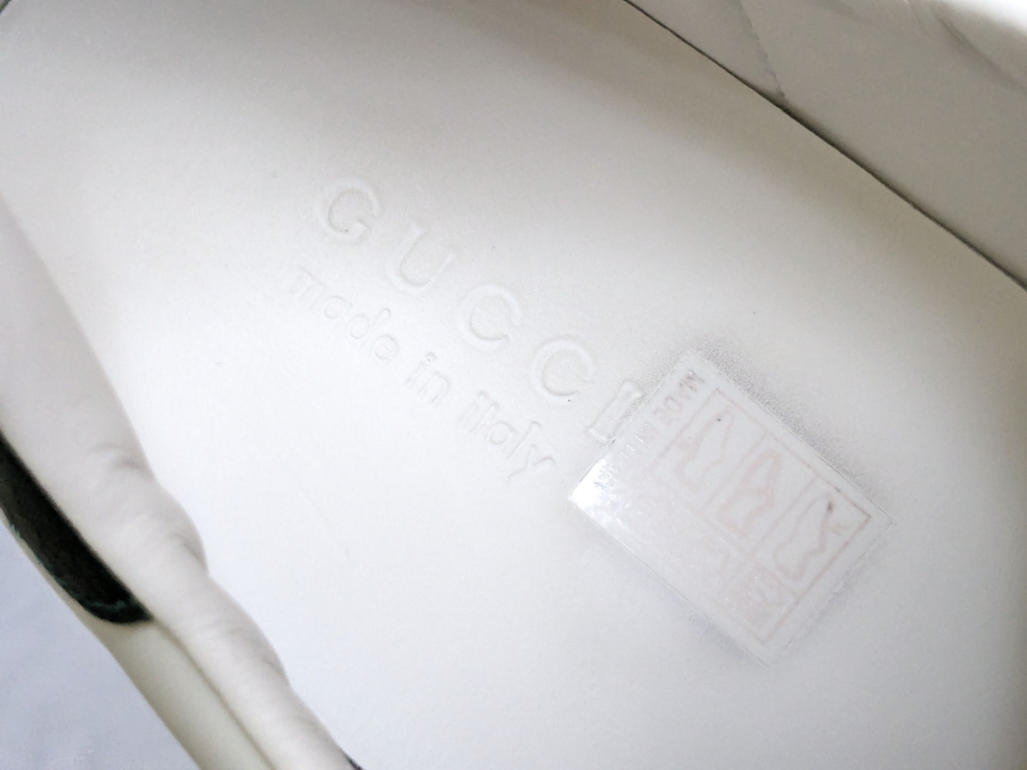 Gucci Gucci Ace Sneakers Snake 12.5 White Leather Low Tops Size US 12.5 / EU 45-46 - 7 Thumbnail