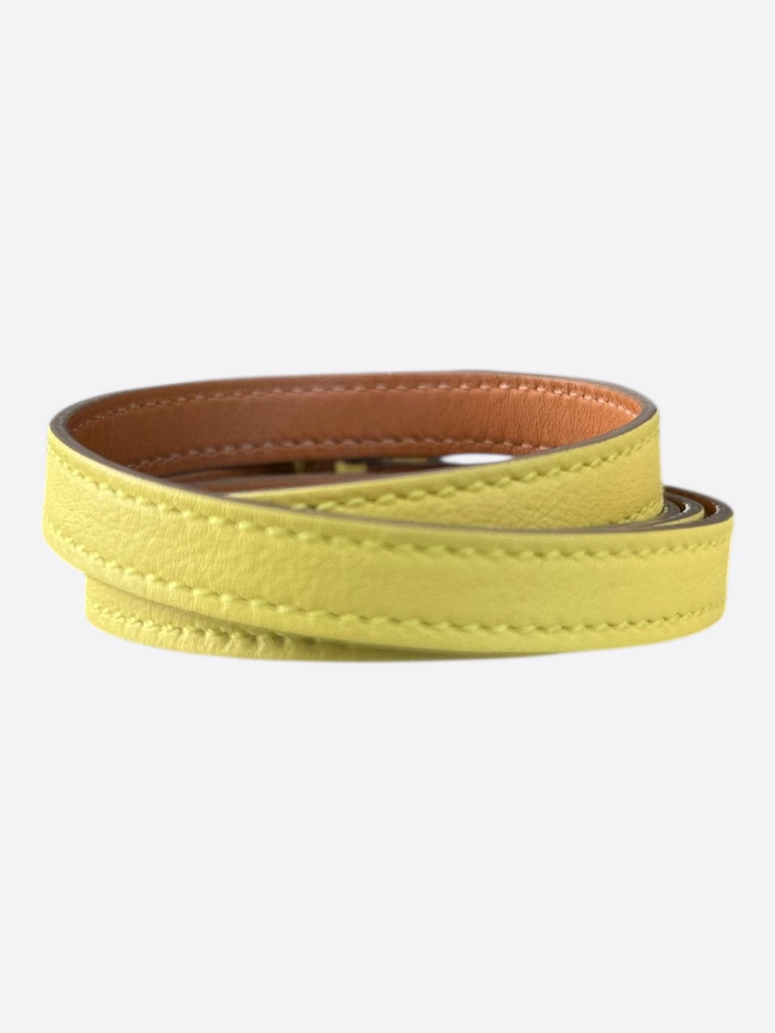 Hermes Swift Palladium Hardware Etriviere Double Tour Bracelet Size ONE SIZE - 2 Thumbnail