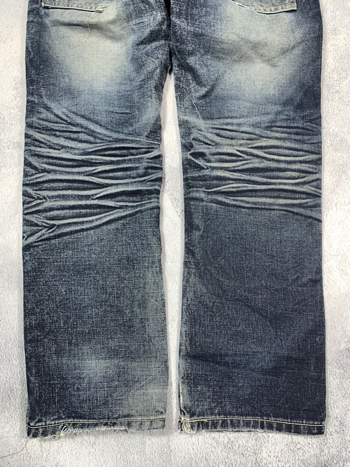 Vintage Vintage Y2K Japanese faded denim jeans streetwear style Size 29" - 9 Thumbnail
