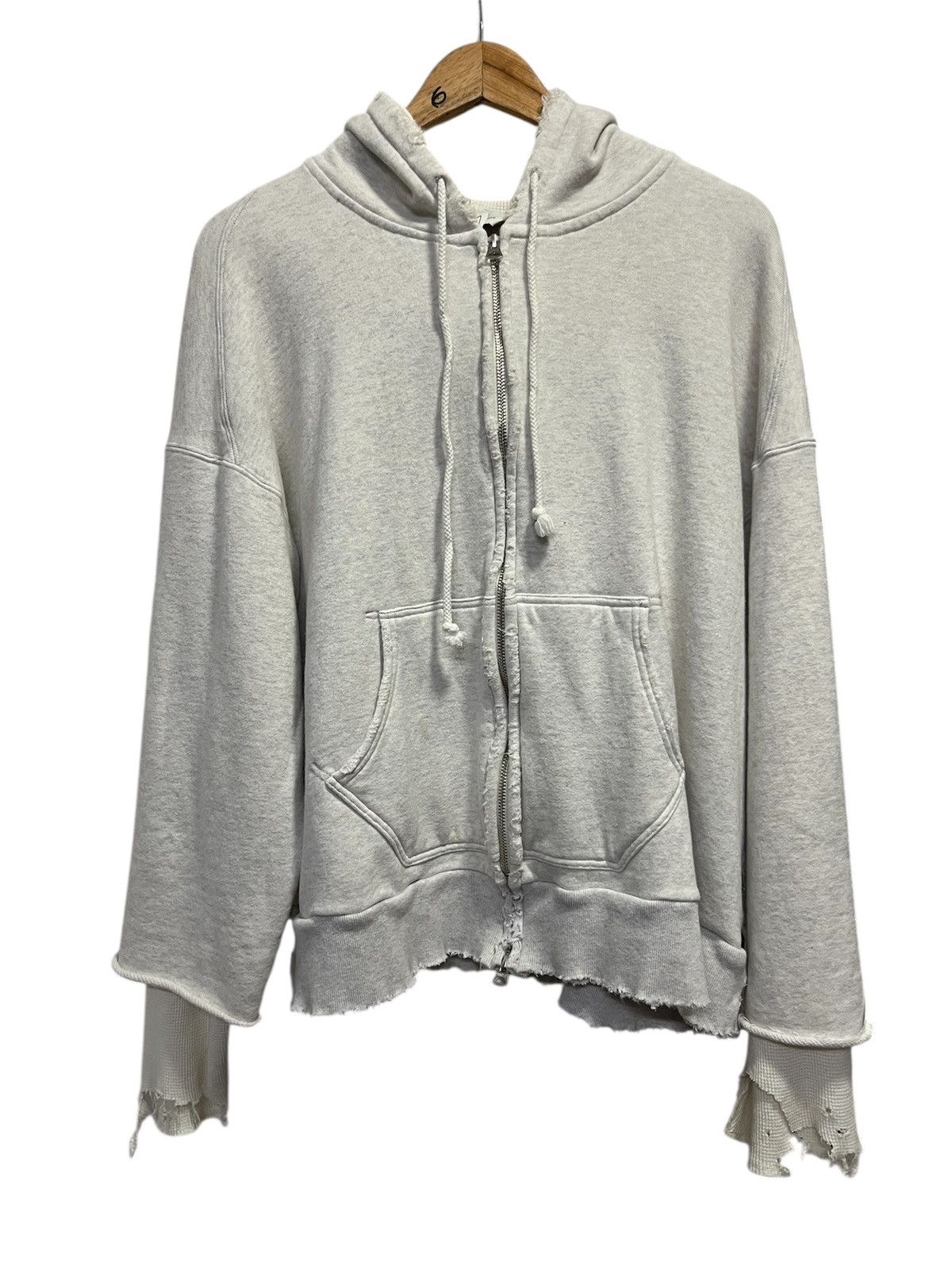 【ANCELLM×GARDEN】 LAYERED ZIP-UP HOODIE ANCELLM×GARDEN】 LAYERED ZIP-UP HOODIE