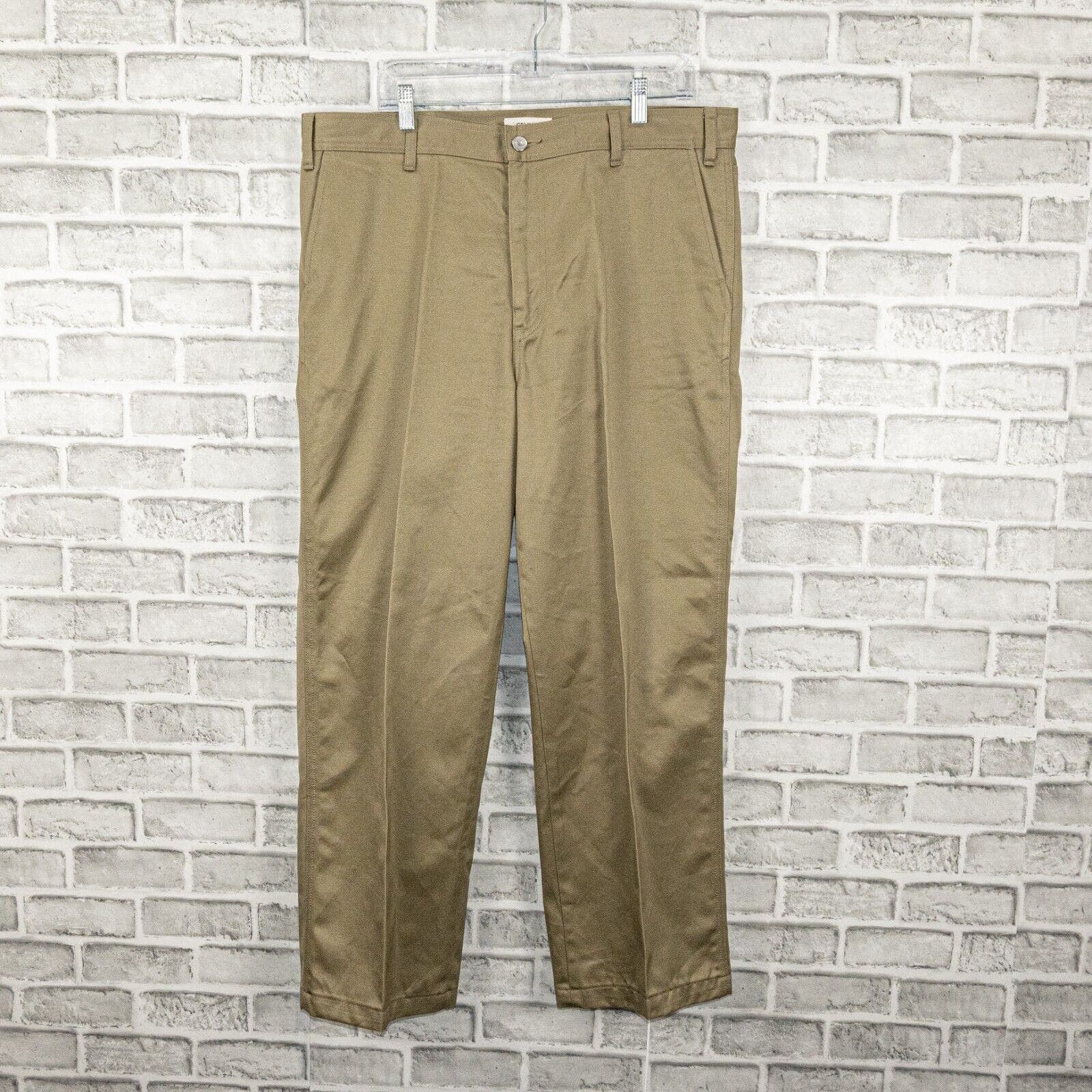 image of Celine Paris Straight Leg Trouser Pants Beige Made In Japan, Men's (Size 36)