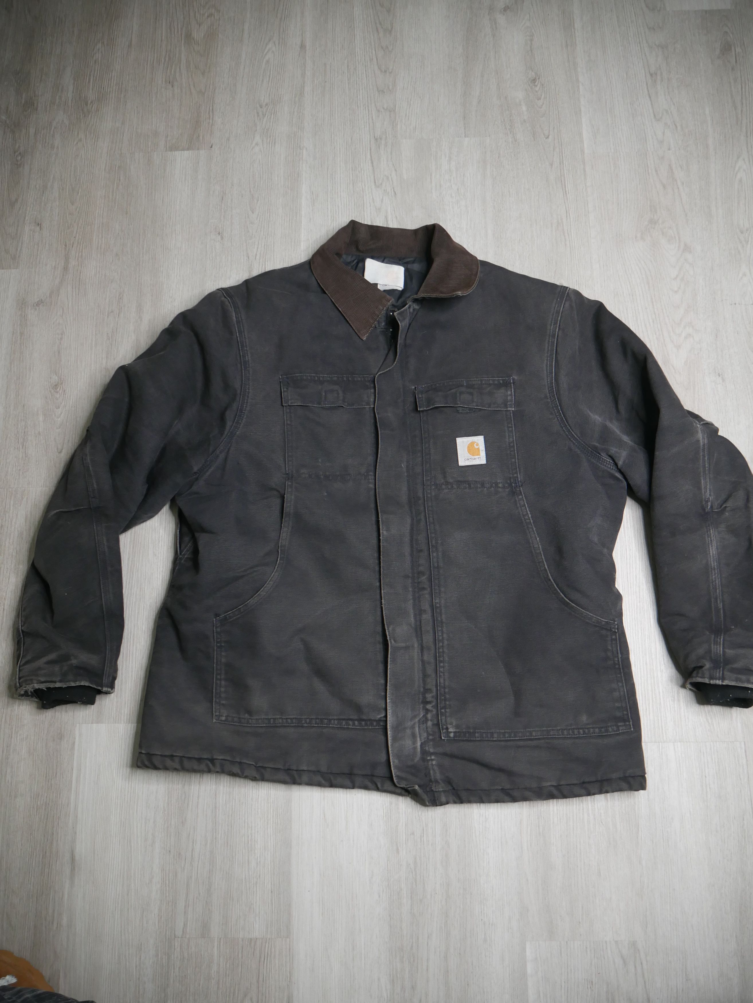 Carhartt Carhartt Detroit Jacket XL Faded Thrashed Cuffs Size US XL / EU 56 / 4 - 1 Thumbnail