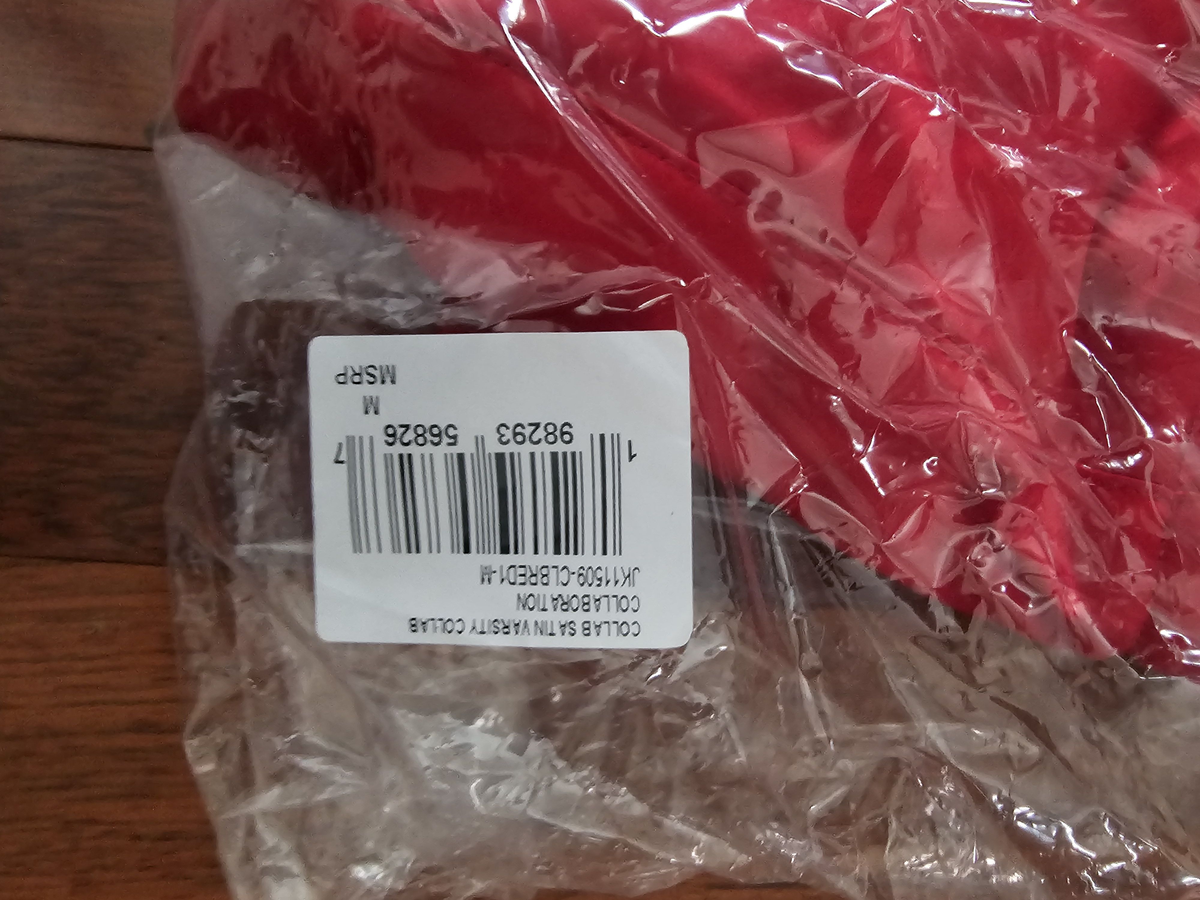 Supreme Supreme Red Satin Mitchell & Ness Varsity Jacket FW24 Size US S / EU 44-46 / 1 - 4 Thumbnail