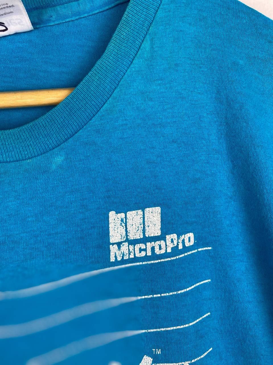Microsoft vintage micropro wordstar tee by hanes made in usa Size US XL / EU 56 / 4 - 3 Thumbnail
