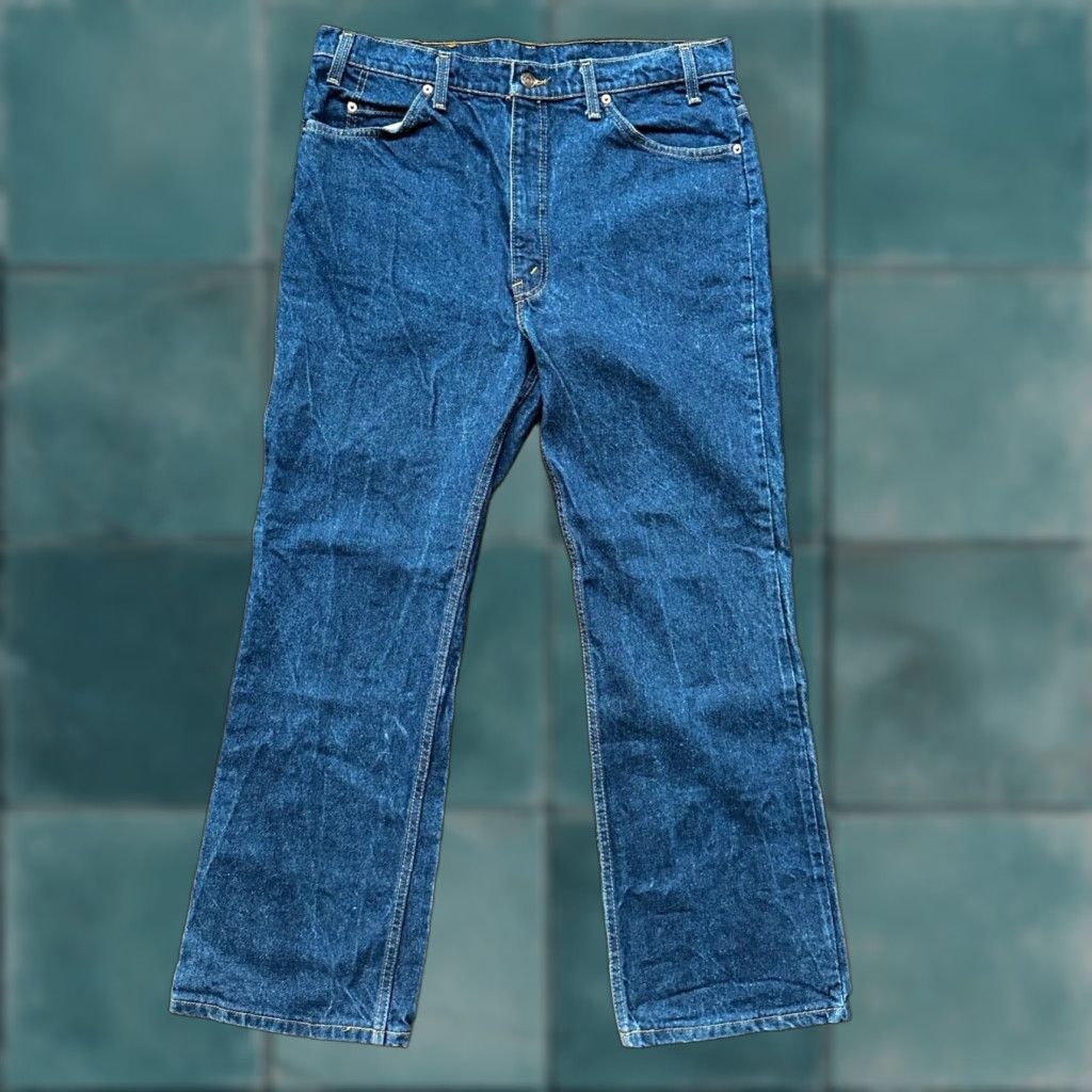 Levi's VINTAGE Levi's 517 Jeans Men 38x30 Blue Bootcut Flare Western 90s Denim Mid Rise Size US 38 / EU 54 - 1 Thumbnail