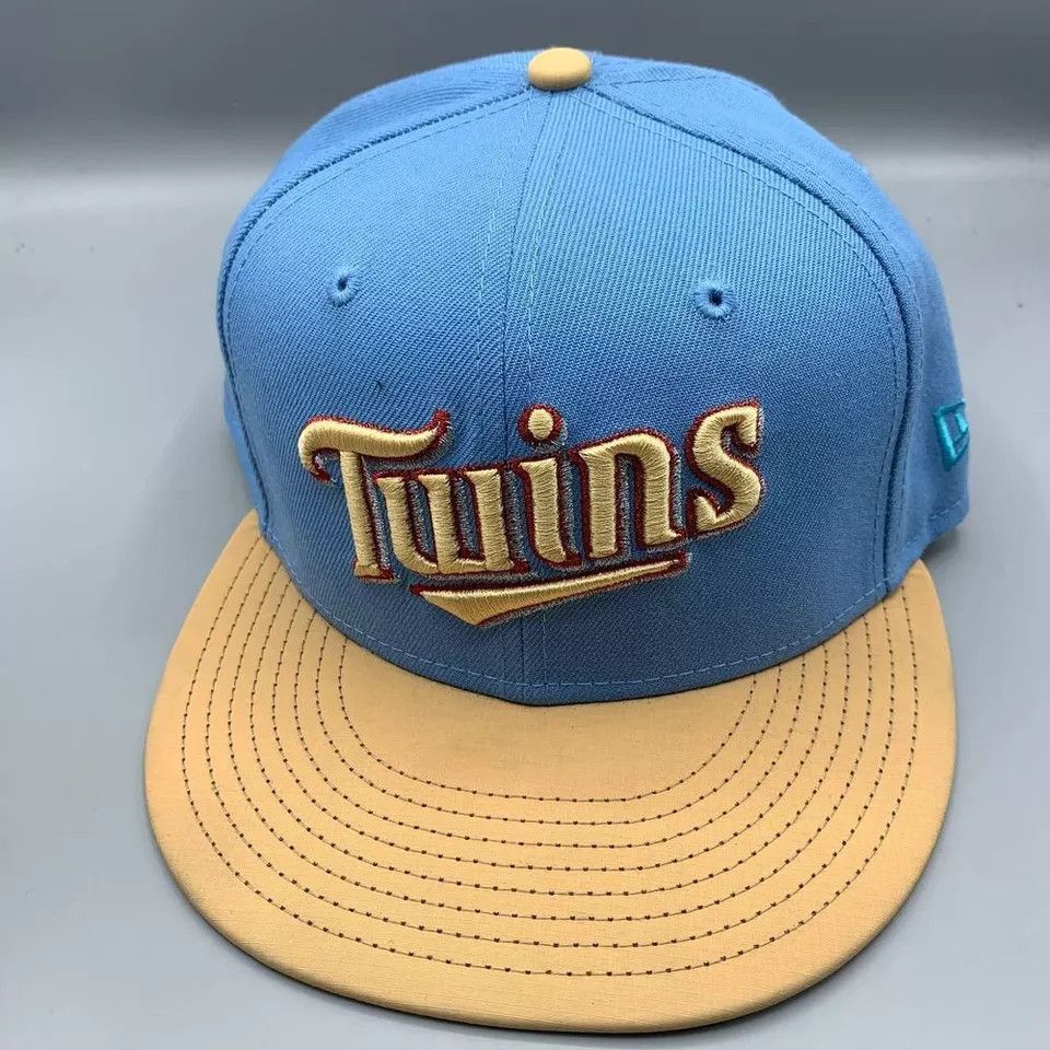 New Era Minnesota Twins Hat Men 7 1/2 59Fifty New Era Fitted Cap Size ONE SIZE - 2 Thumbnail