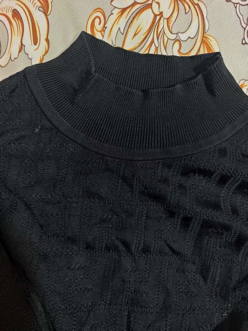 Fendi FENDI Black knitted sweater Size XXS / US 00 / IT 34 - 4 Thumbnail