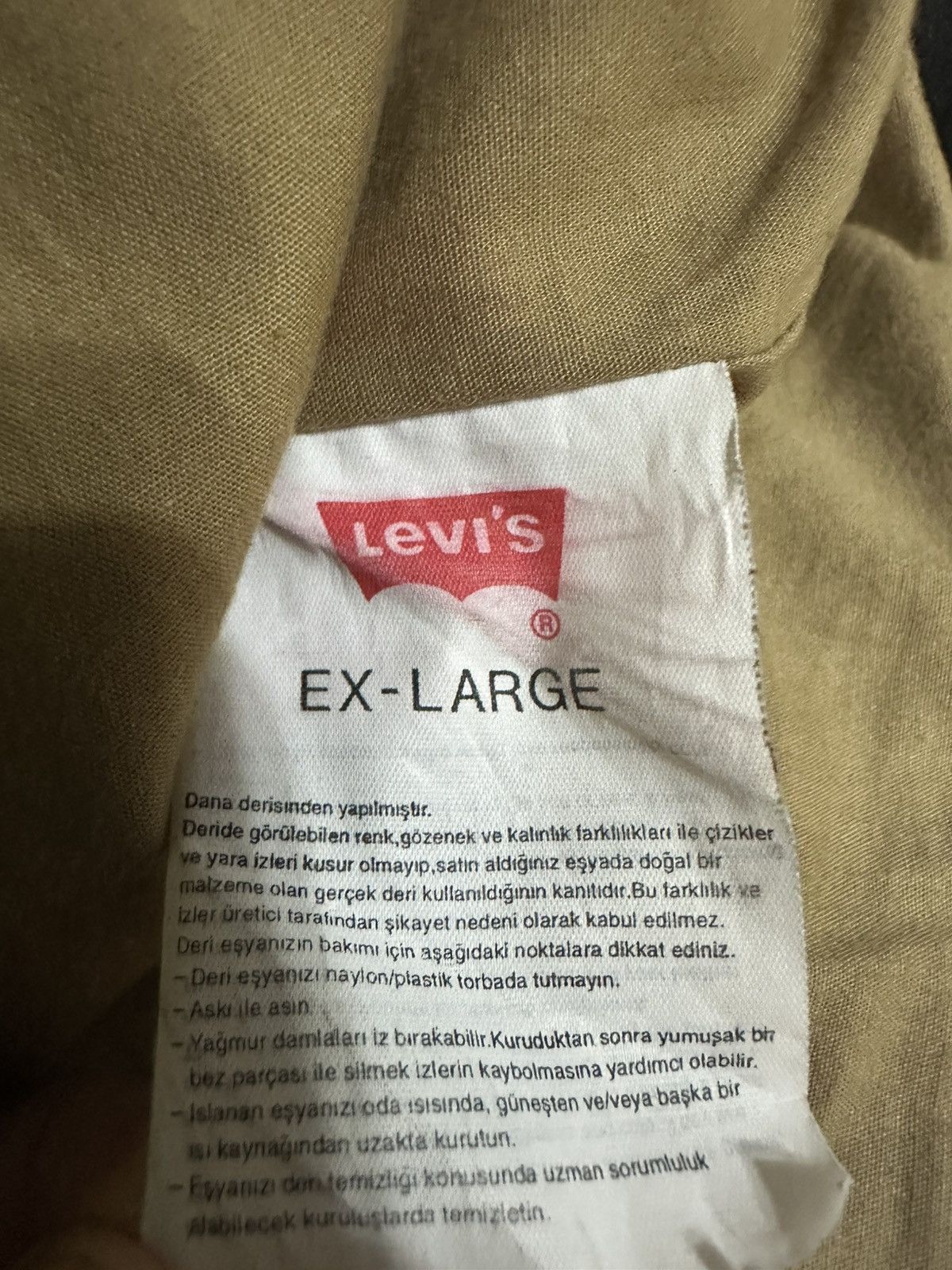 Levi's Levis Leather Trucker Jacket Size US XL / EU 56 / 4 - 5 Thumbnail