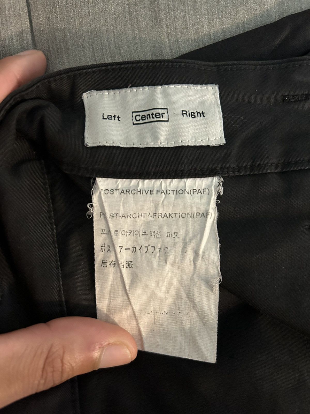 Post Archive Faction 3.1 Technical Pant Center Black