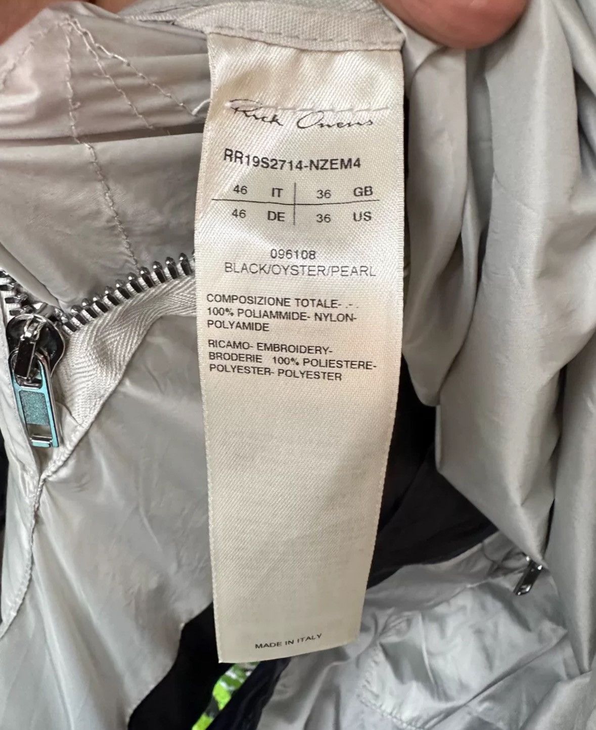 Rick Owens Rick Owens Classic Black and White Lightning Skin Jacket Size US S / EU 44-46 / 1 - 7 Thumbnail