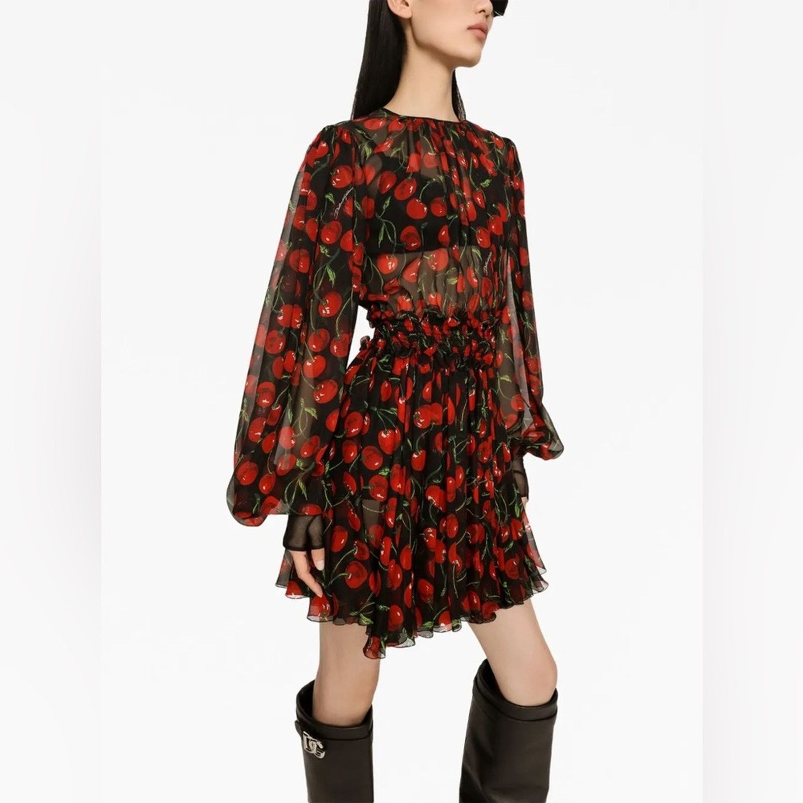 Dolce & Gabbana NEW!! Dolce&Gabbana silk dress size 44IT or 8 US 3560$ Size M / US 6-8 / IT 42-44 - 1 Thumbnail