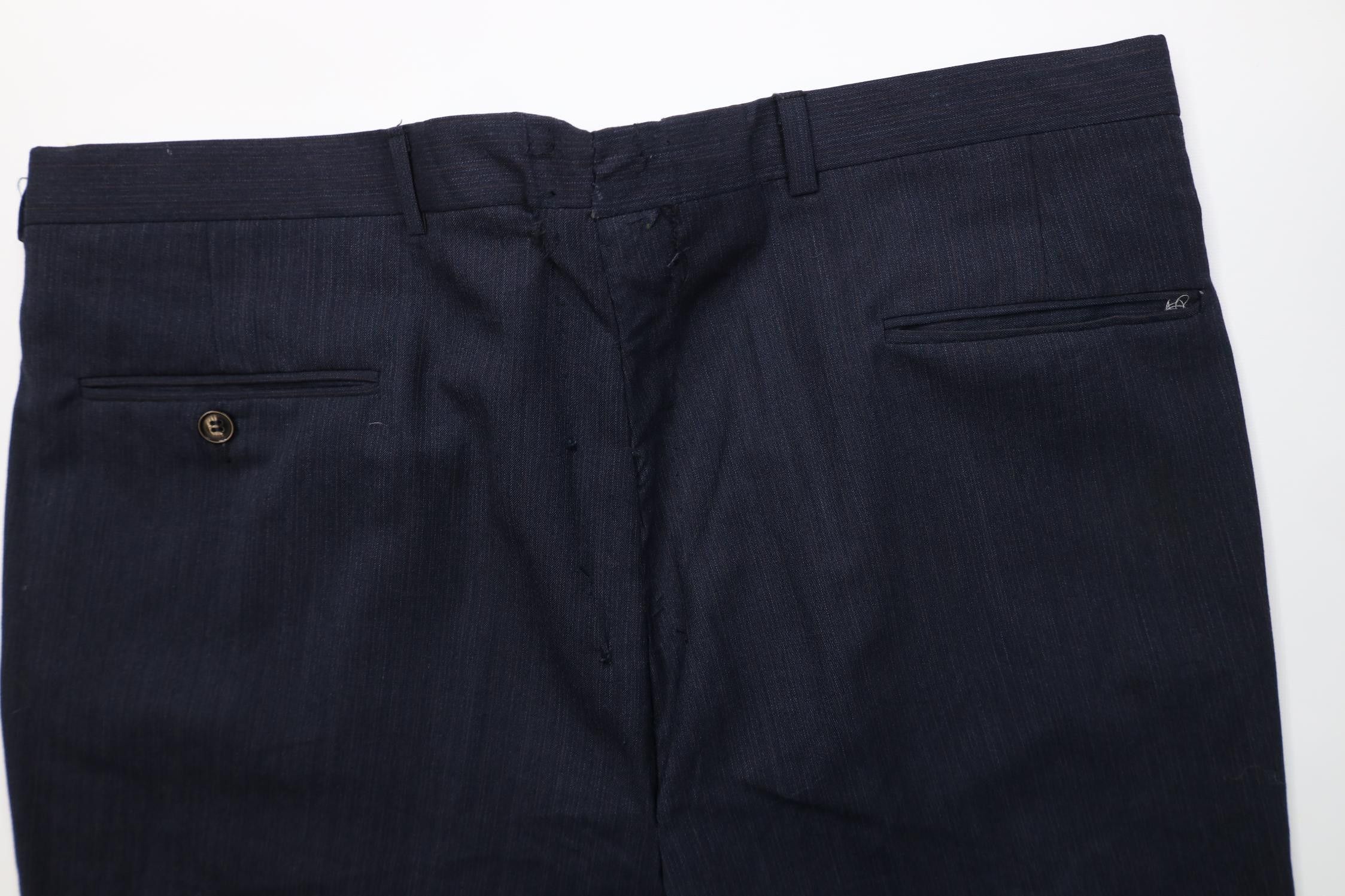 Vintage Vintage 70s Streetwear Wool Knit Wide Leg Chino Pants Size US 38 / EU 54 - 15 Thumbnail