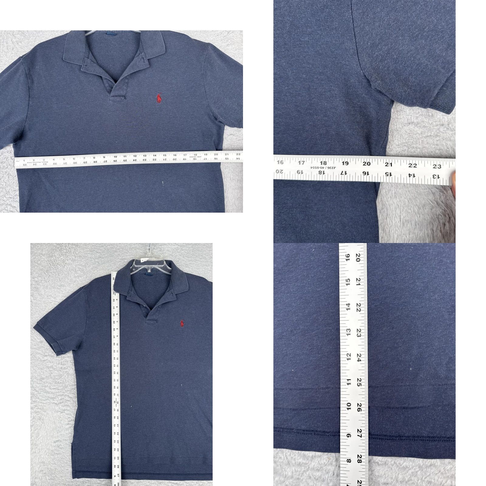 Polo Ralph Lauren Polo Ralph Lauren Polo Shirt Mens Large Blue Short Sleeve Cotton Logo Casual Size US L / EU 52-54 / 3 - 8 Thumbnail