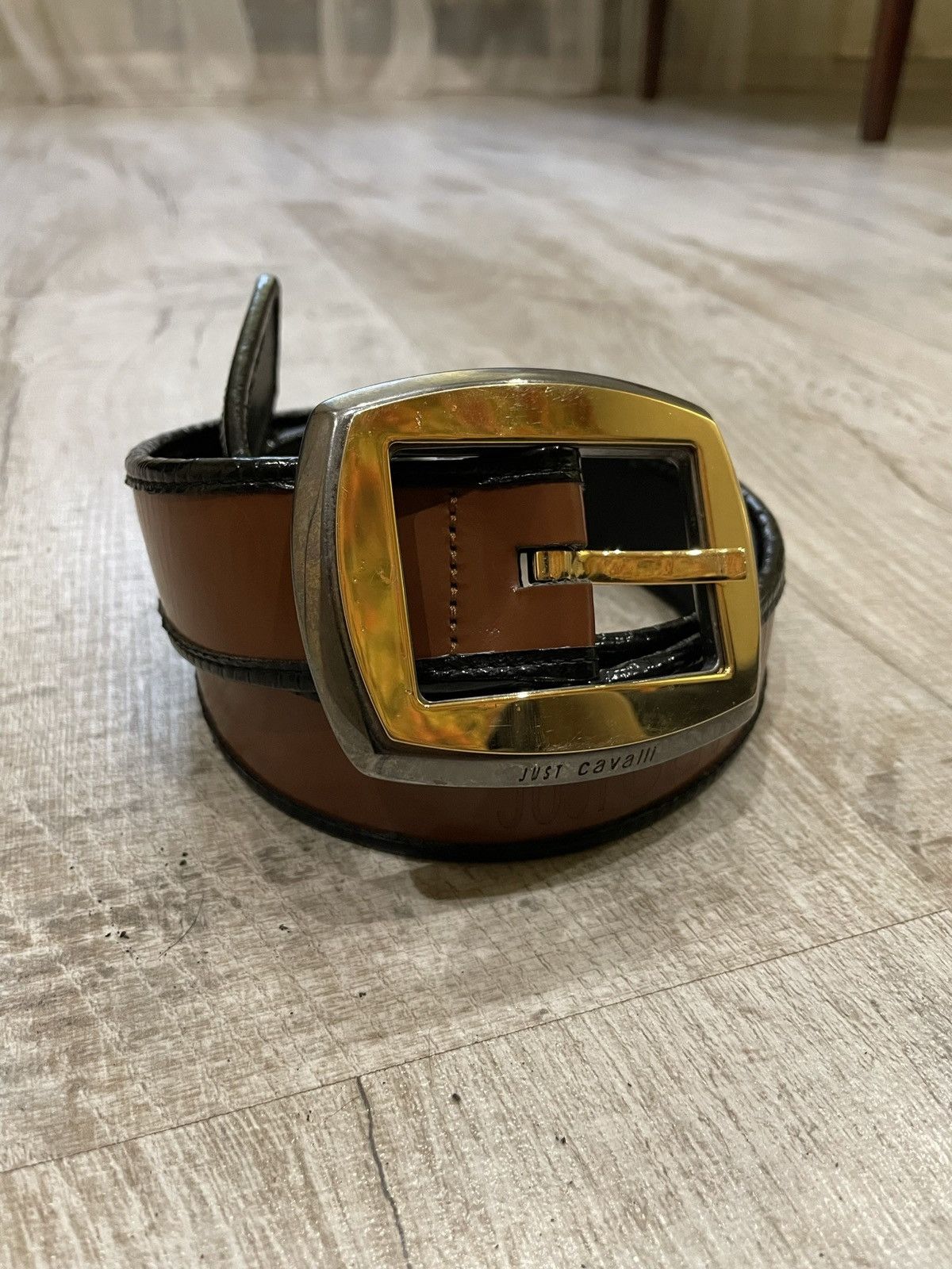Roberto Cavalli Vintage Just Cavalli Belt Brown Size ONE SIZE - 7 Thumbnail