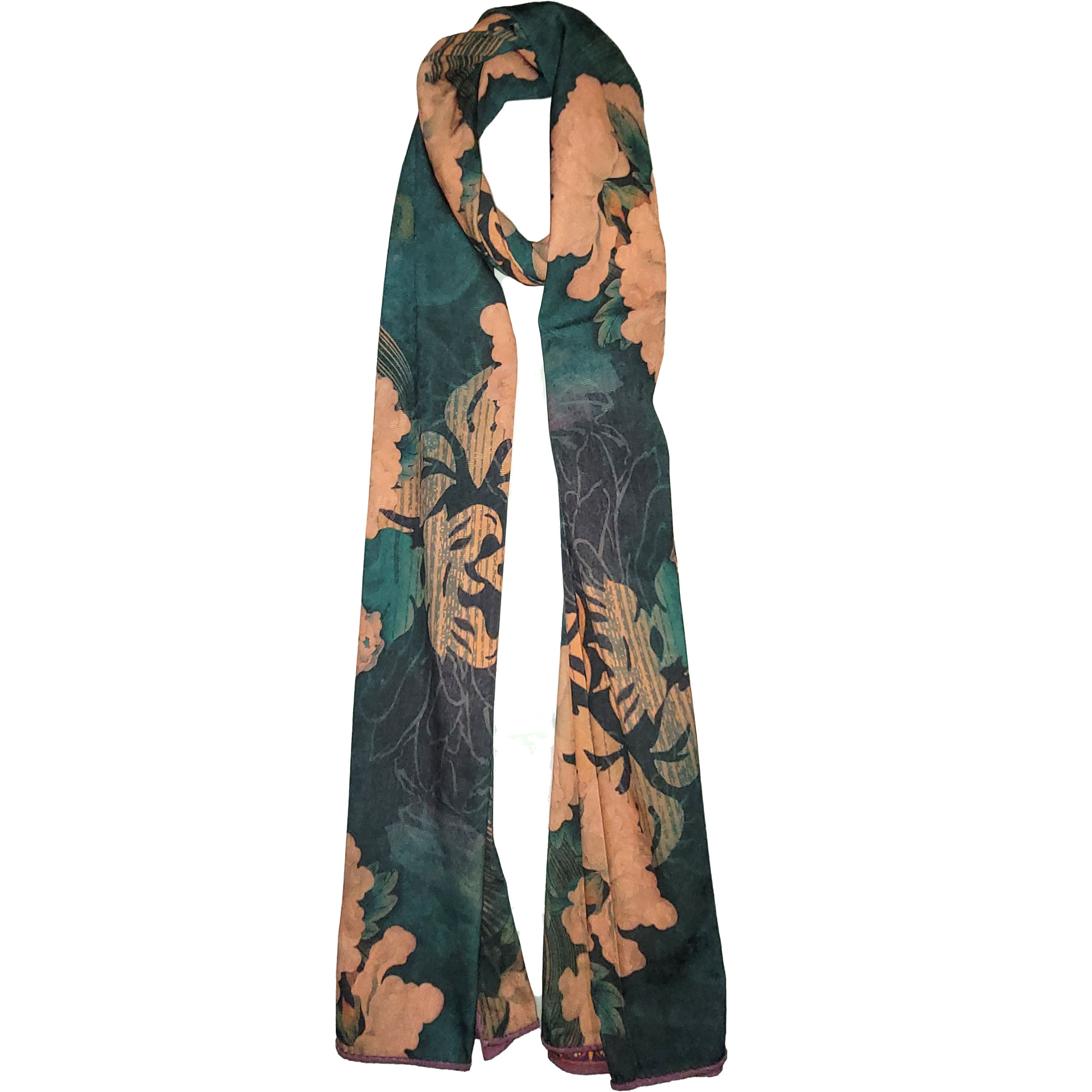 Other NWT Double-Sided Silk Scarf 27"x70" Long Rectangle Wrap 3333 Size ONE SIZE - 3 Thumbnail
