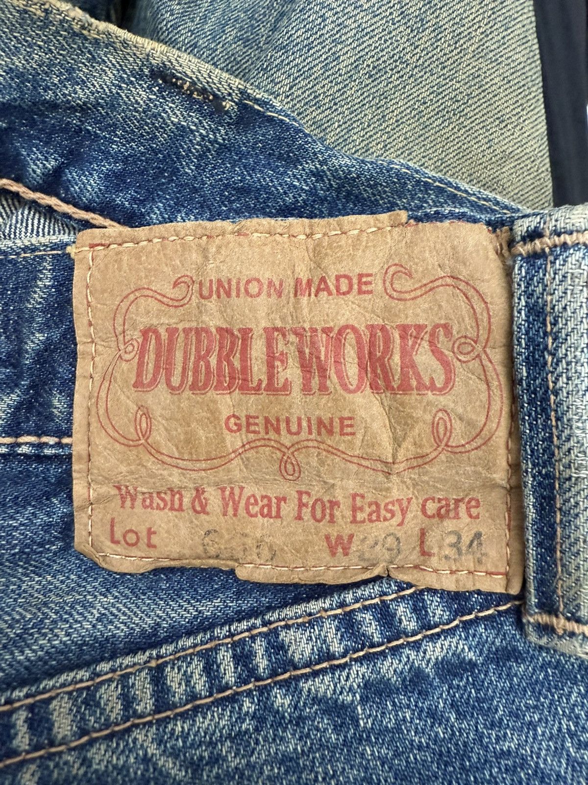 Japanese Brand × Kapital JAPAN BRAND DISTRESS DOUBLE WORK DENIM Size US 31 - 8 Thumbnail