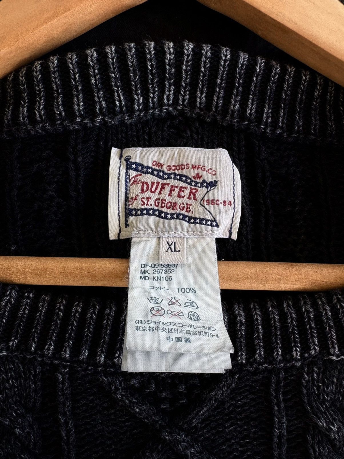 The Duffer of St.George Vintage The Duffer of St. George indigo-dyed knit sweater Size US XL / EU 56 / 4 - 8 Thumbnail