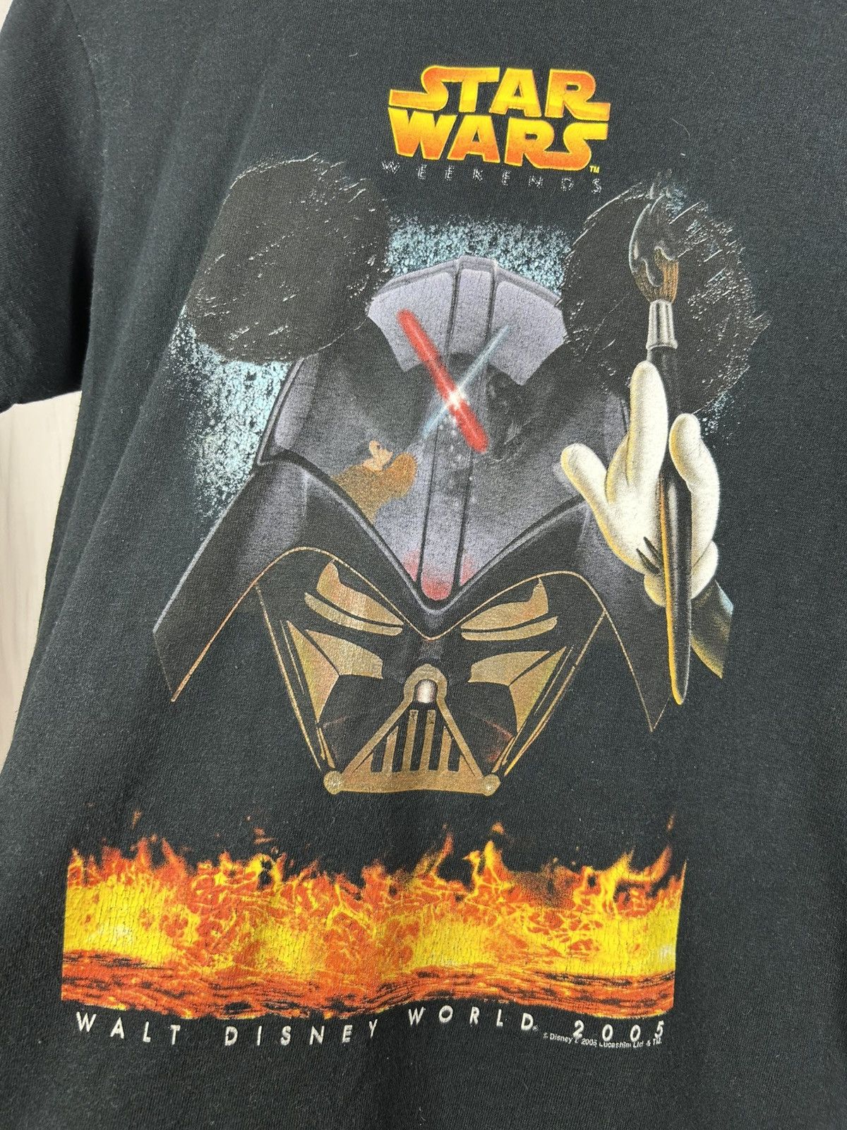Disney Vintage 2005 Star Wars Mickey Mouse Walt Disney T-Shirt Size US S / EU 44-46 / 1 - 6 Thumbnail