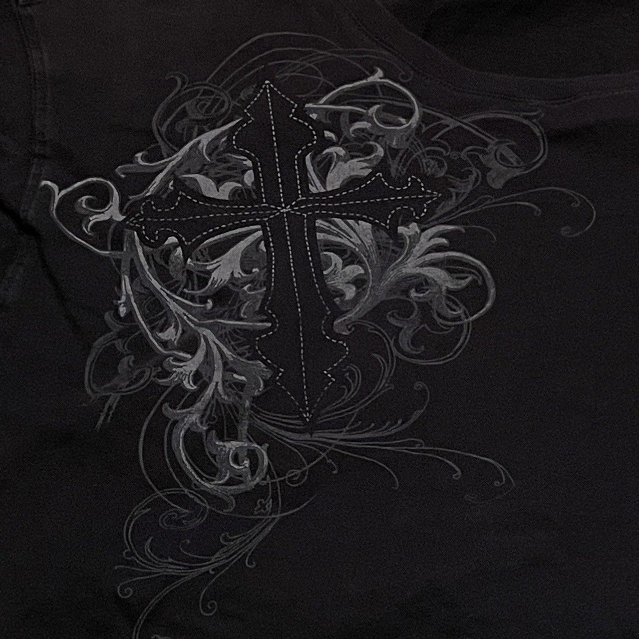 Affliction × Ed Hardy × Tapout 3xl Wings Cross Tee Y2K Affliction Style Size US XXL / EU 58 / 5 - 2 Thumbnail
