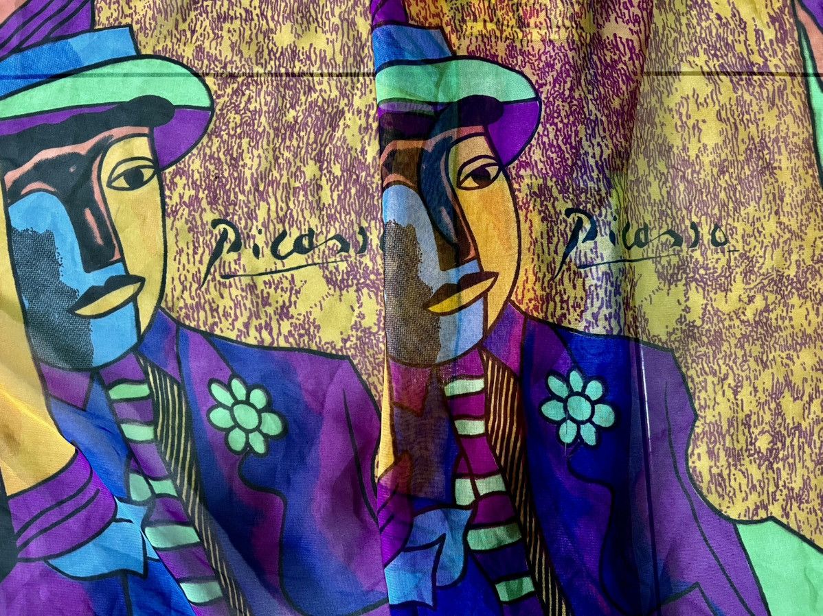 Paloma Picasso Pablo Picasso Silk Scarf Size ONE SIZE - 2 Thumbnail