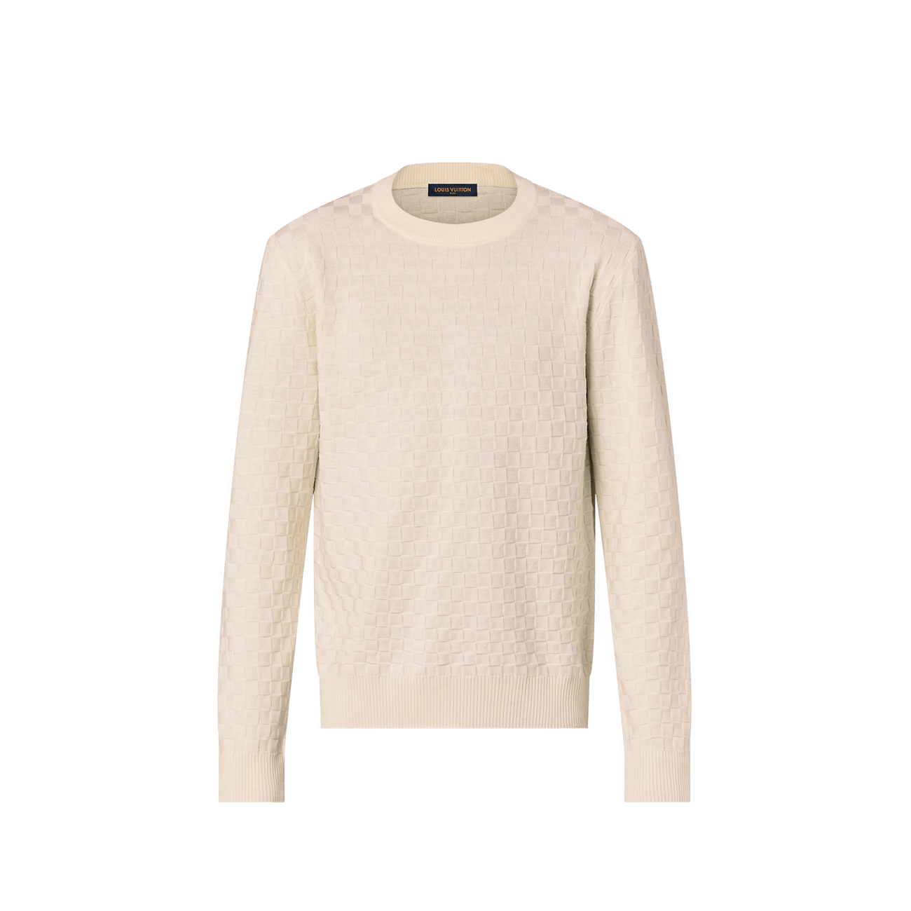 LOUIS VUITTON SWEATER WOOL KNITWEAR ZIP MONOGRAM LOGO 1AF511