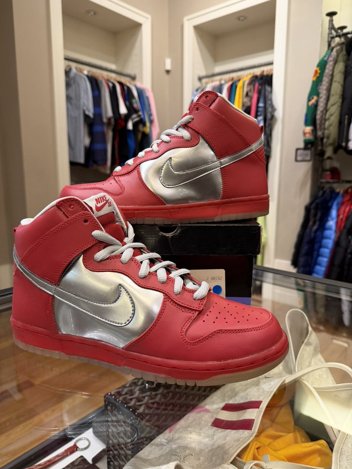 Nike Nike Dunk High Premium SB 'Mork & Mindy' 2006 Size US 11 / EU 44 - 3 Thumbnail